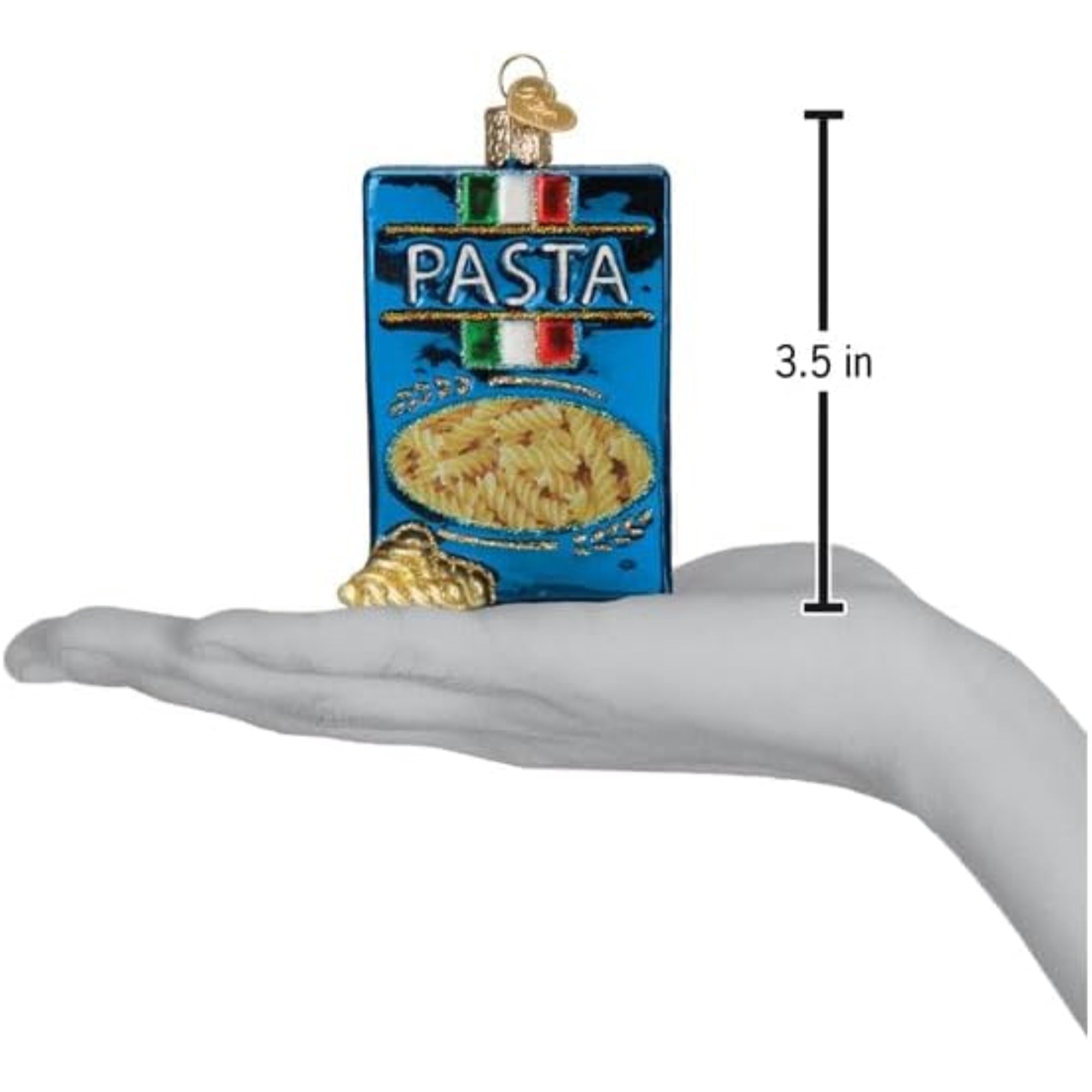 Old World Christmas Blown Glass Ornament for Christmas Tree, Box Of Pasta (with OWC Gift Box)