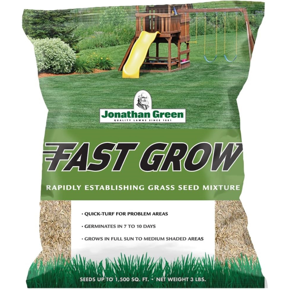 Jonathan Green Fast Grow Rapidly Establishing Grass Seed Mixture