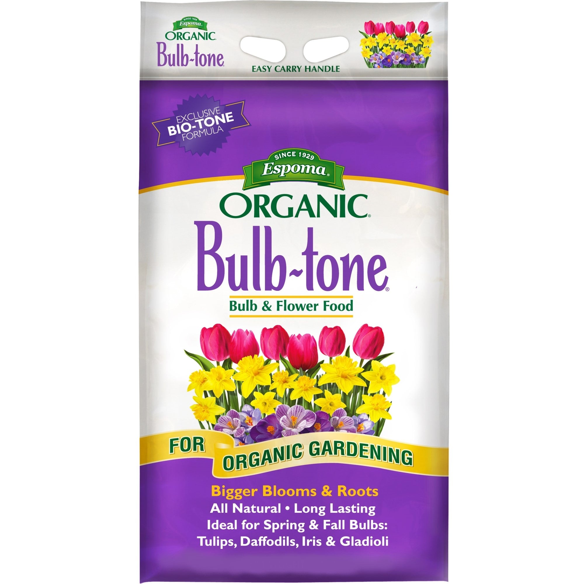 Espoma Organic Bulb-Tone 3-5-3 Garden Fertilizer for Bigger Blooms and Roots