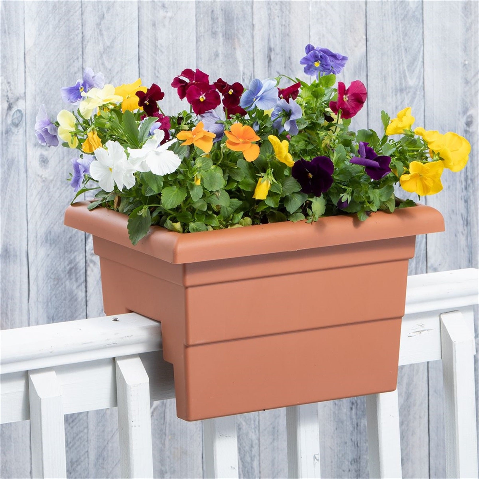 Novelty Countryside Plastic Rail Planter