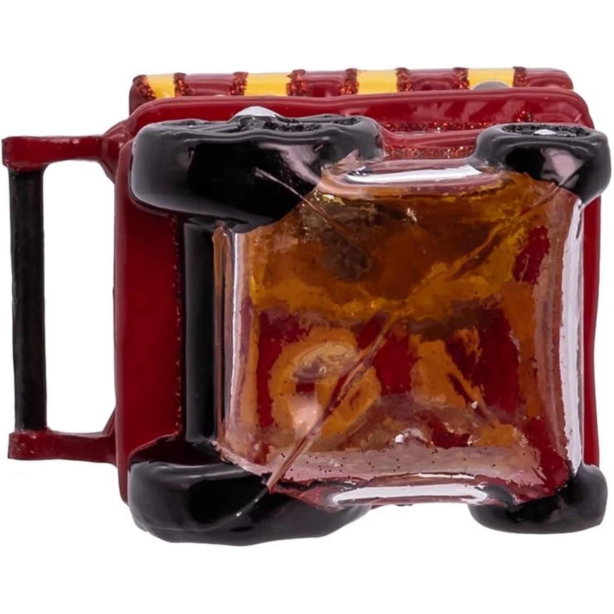 Kurt Adler Nobel Gems Collection Glass Christmas Ornament, Hot Dog Cart