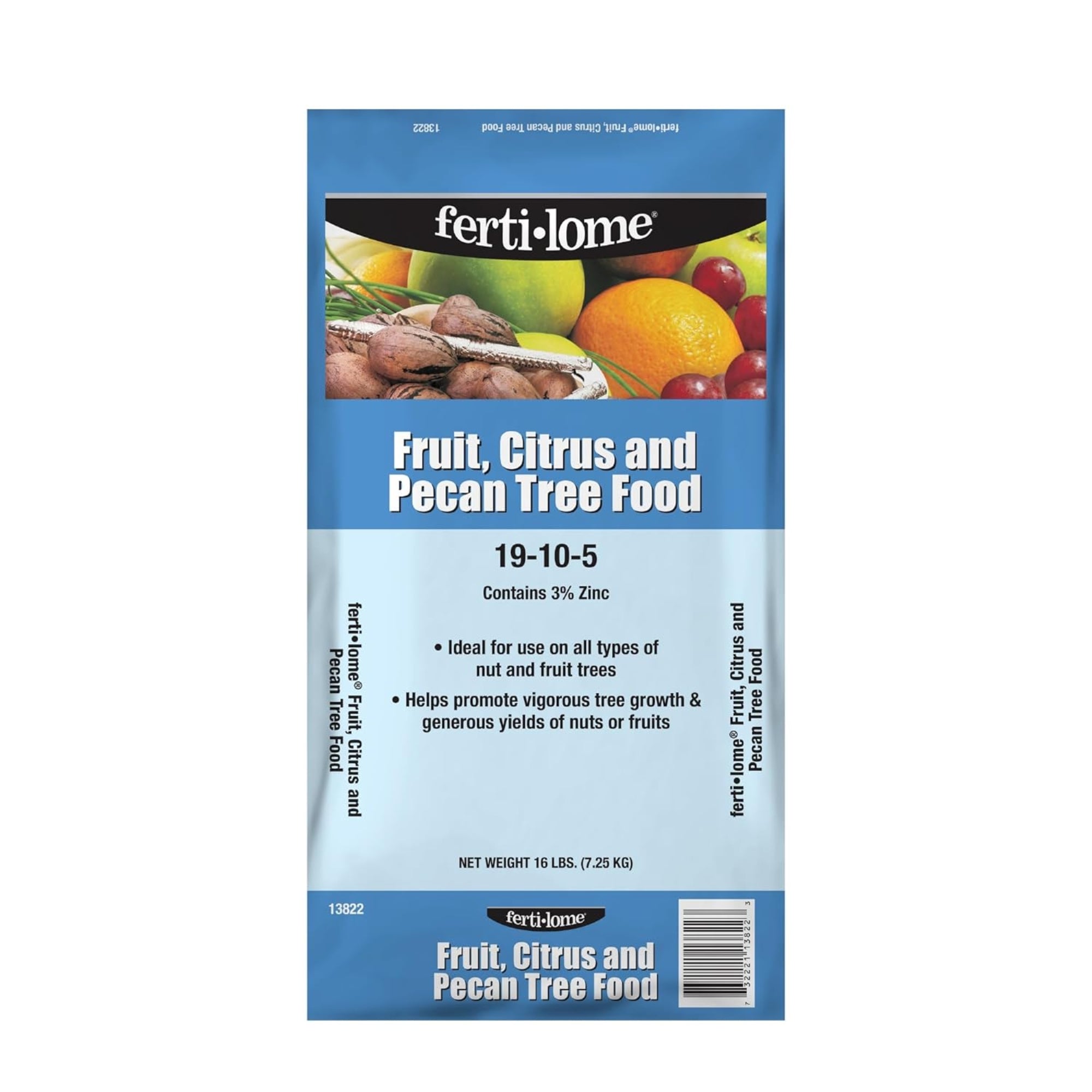 Fertilome Fruit, Citrus & Pecan Tree Food 19-10-5 Fertilizer, 16lbs