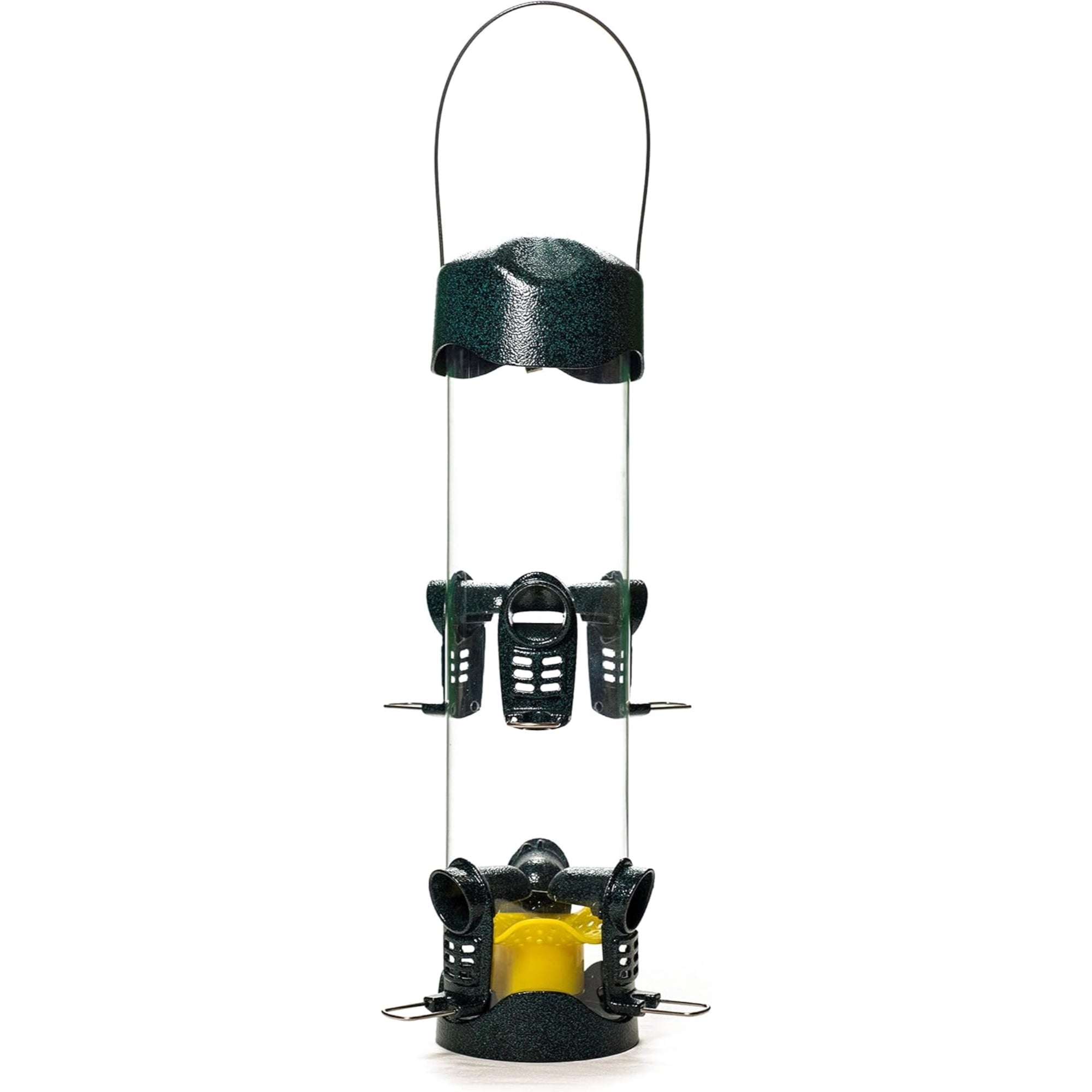 Brome Mega Bird Feeder — Large Capacity Tube Feeder for Wild Birds — 4 lb Seed Capacity