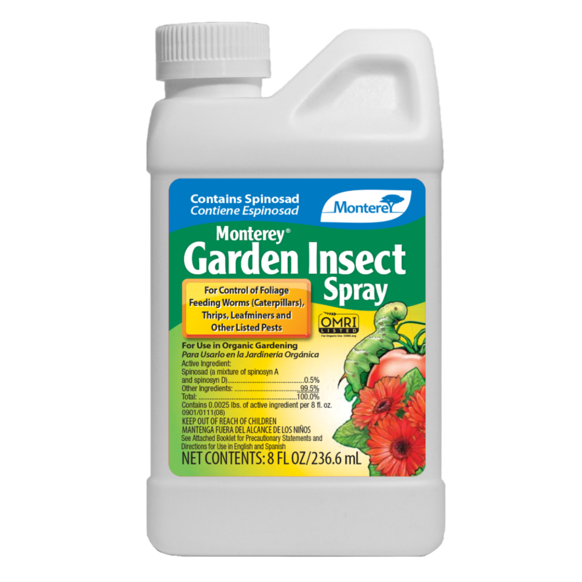 Monterey Garden Insect Spray Concentrate, Insecticide & Pesticide with Spinosad