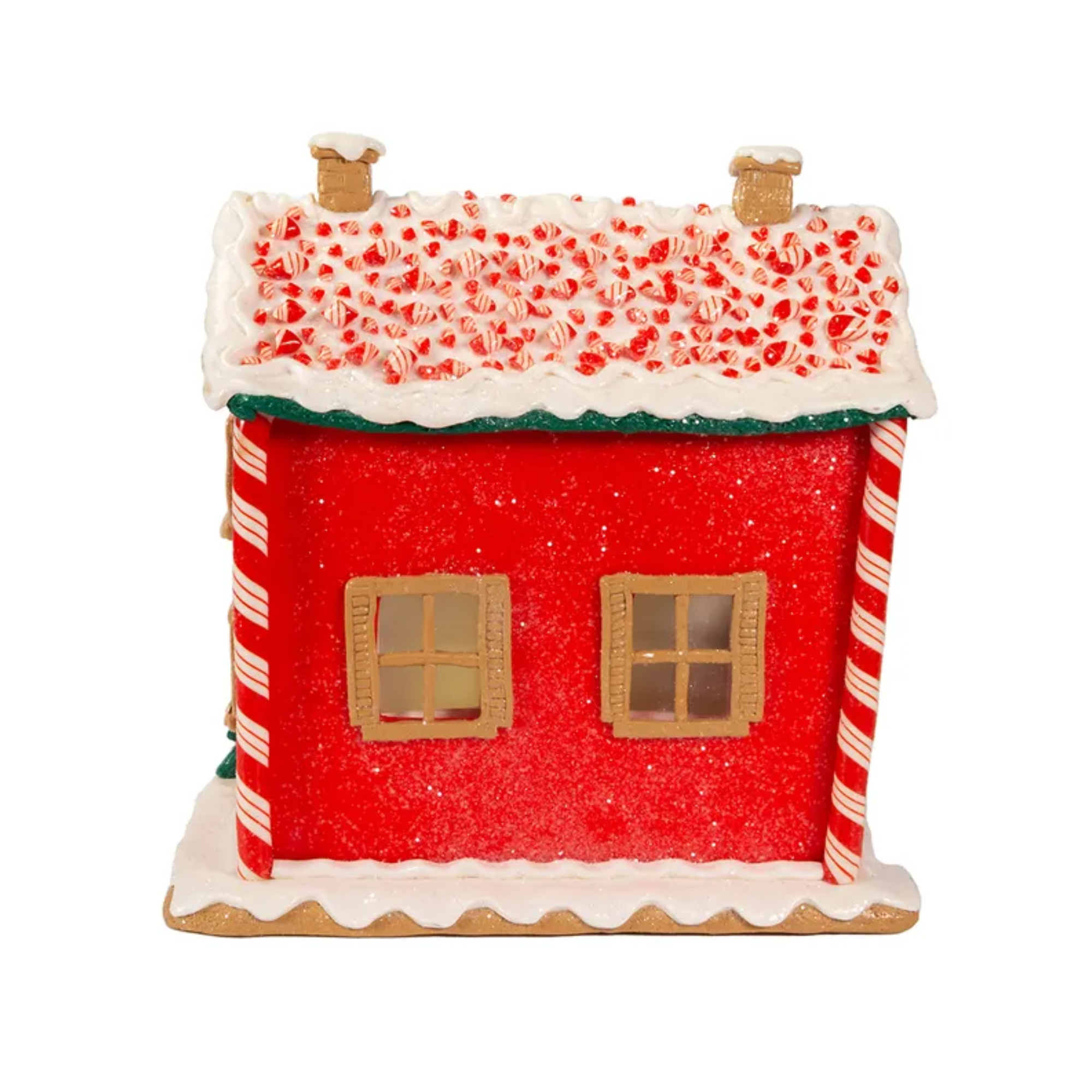 Kurt Adler Battery Operated Light-Up Musical Gingerbread House, 9.5in