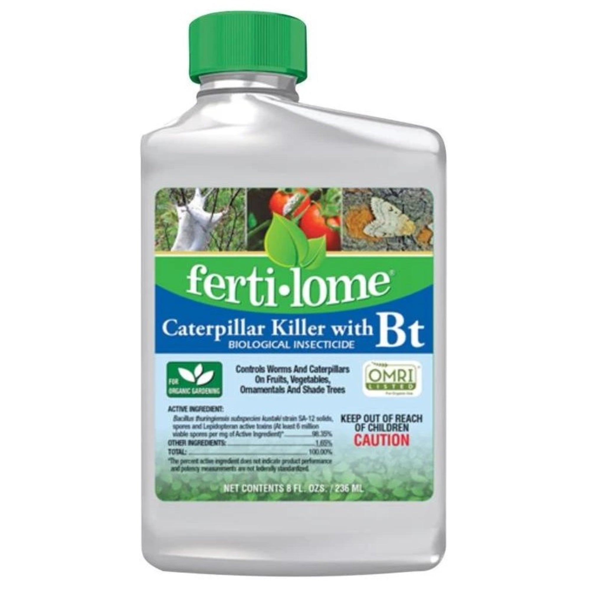 Fertilome Caterpillar Killer with Bt Biological Insecticide Liquid Concentrate