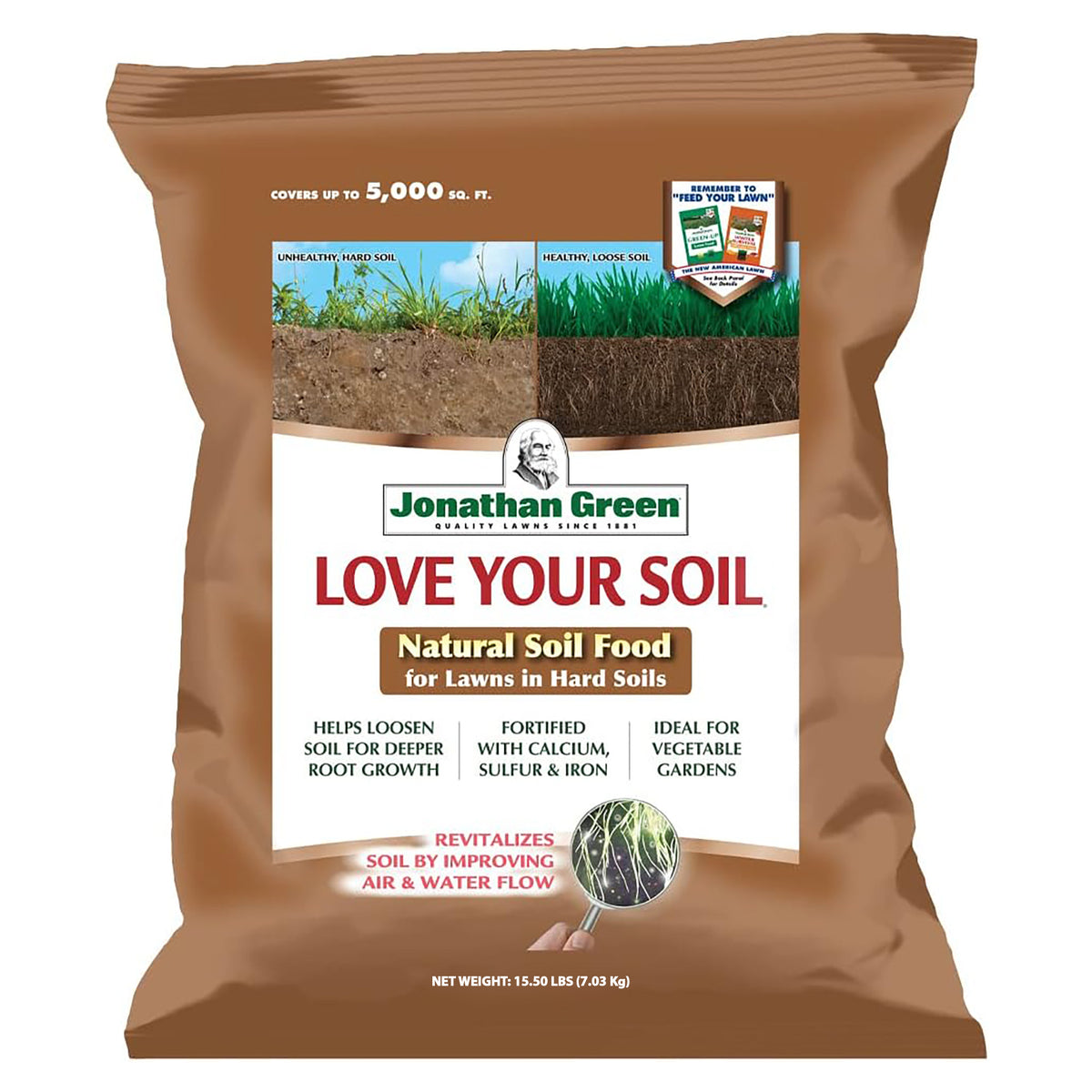 Jonathan Green Love Your Soil, Natural Soil Food for Lawns in Hard Soils