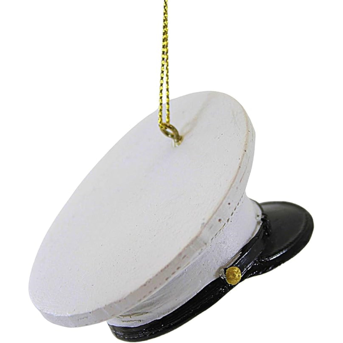 Kurt Adler U.S. Marine Corps Dress Uniform Hat Resin Christmas Ornament