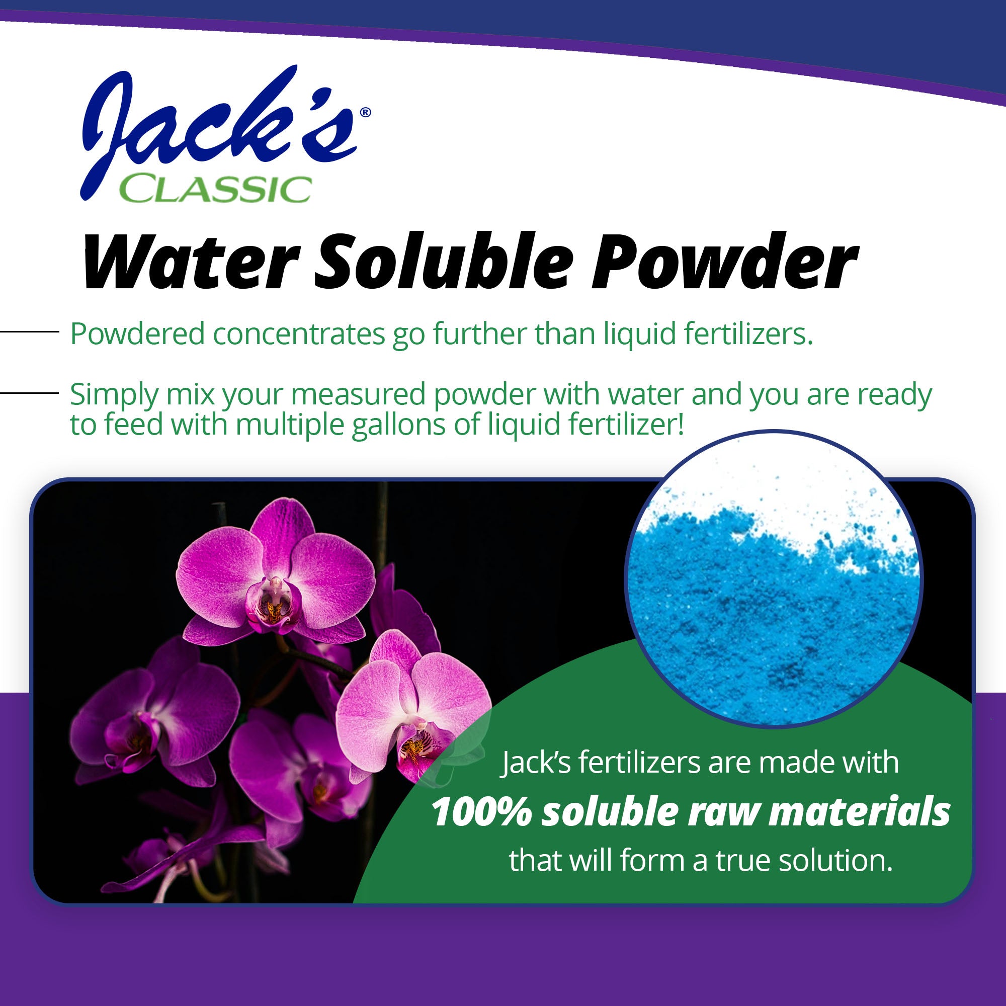 Jack's Classic 30-10-10 Orchid Special Water-Soluble Fertilizer with Micronutrients and Extra Nitrogen for Orchids, Turfs, and Ornamental Grasses, 8oz