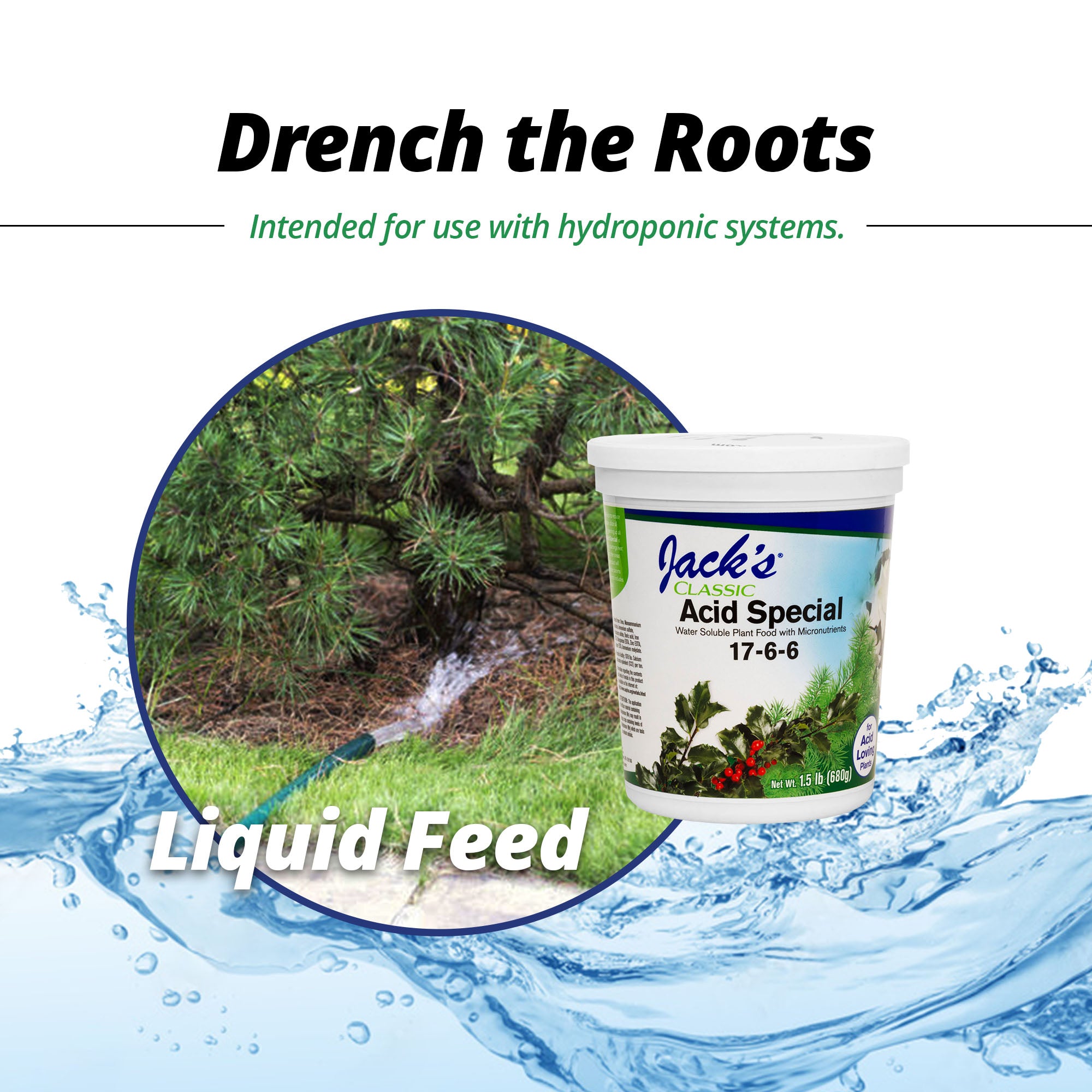 Jack's Classic Acid Special Water Soluble Plant Food with Micronutrients, 17-6-6