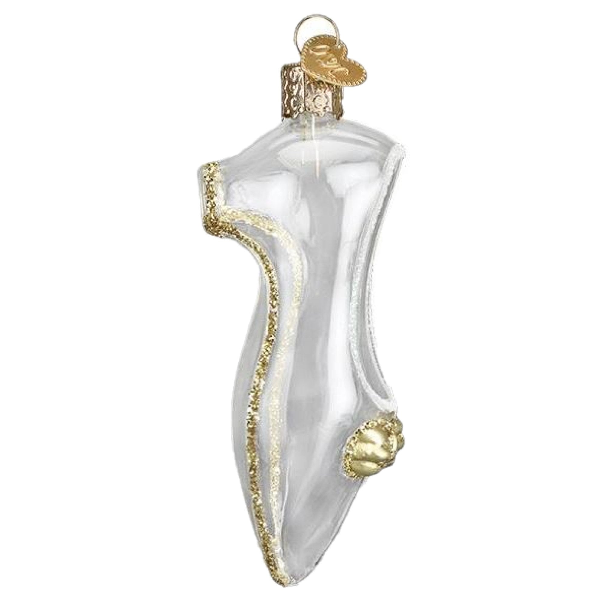 Old World Christmas Glass Blown Cinderella Slipper Ornament