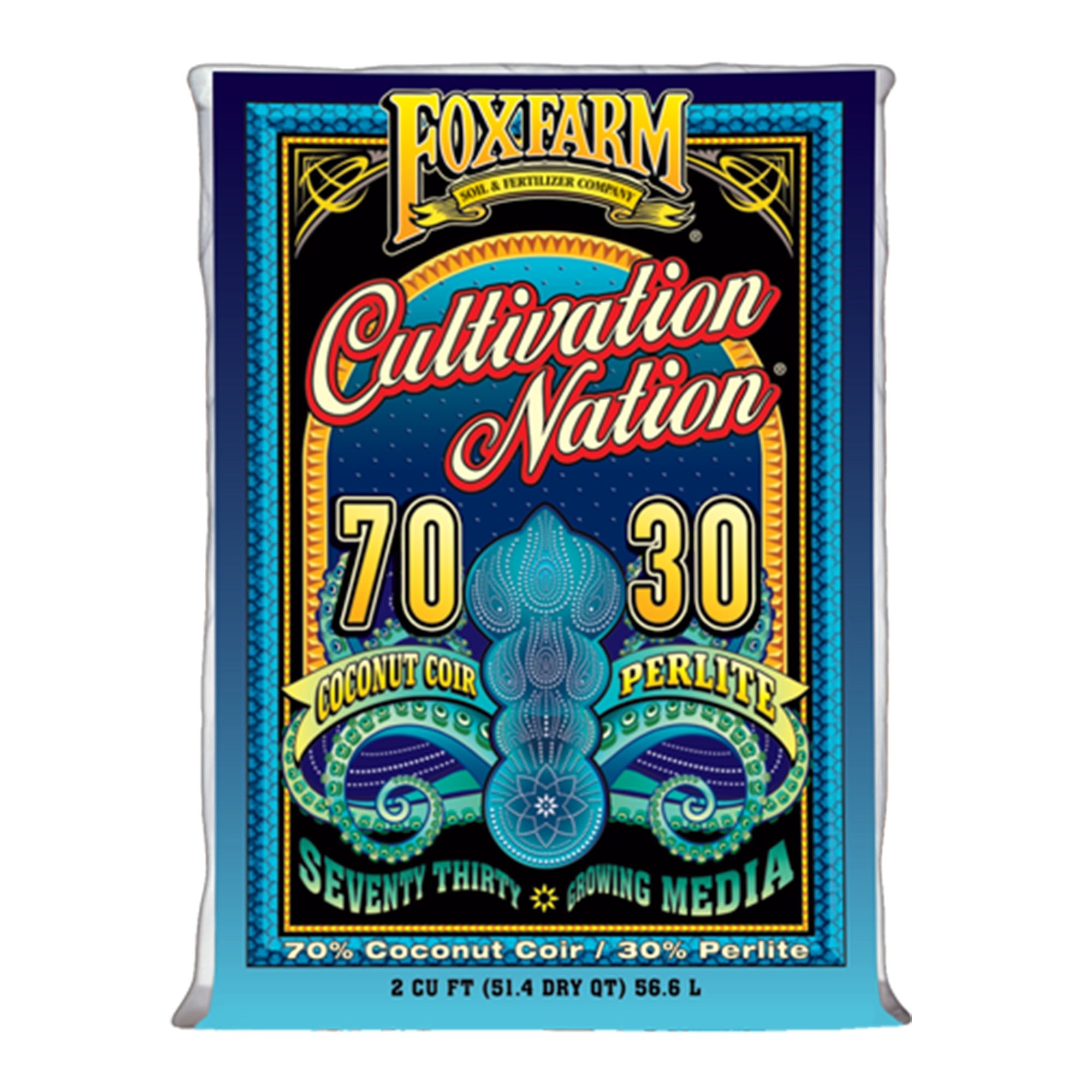 FoxFarm Cultivation Nation 70:30 Growing Media with Coco Coir & Perlite, 2cu ft