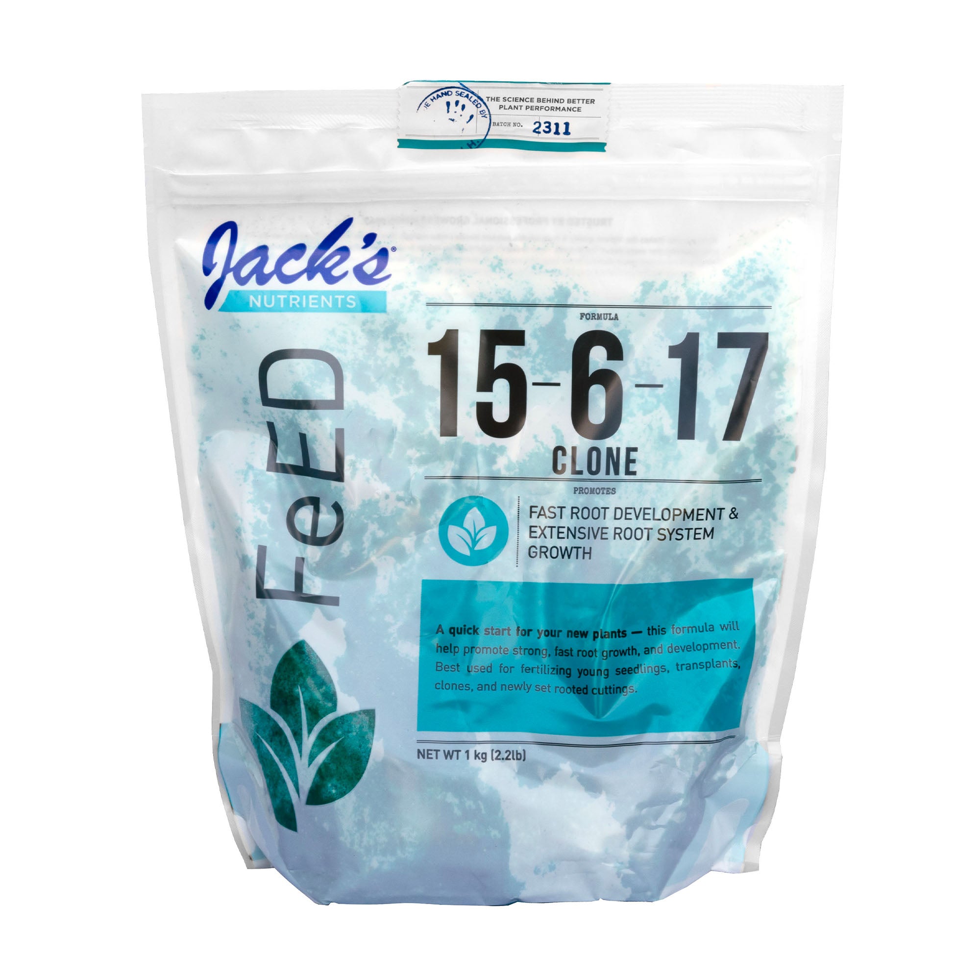 Jack's Nutrients 15-6-17 Clone Water-Soluble Fertilizer