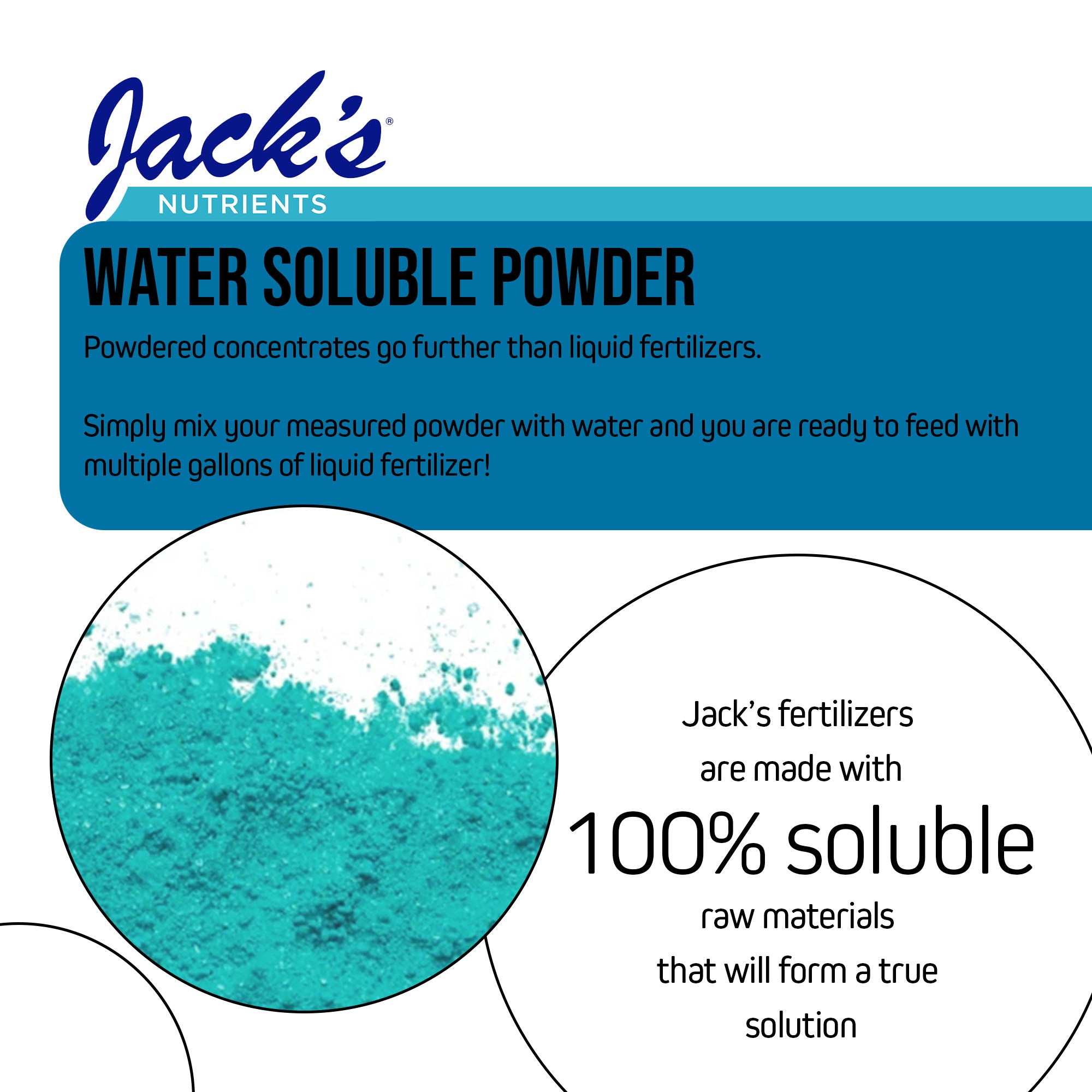 Jack's Nutrients 15-6-17 Clone Water-Soluble Fertilizer, 2.2lbs
