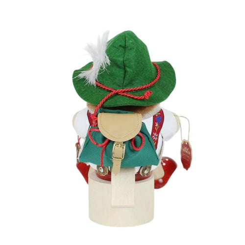 Steinbach Wooden Christmas Shelf-Sitter Decorative Nutcracker, Bavarian, 7.8"