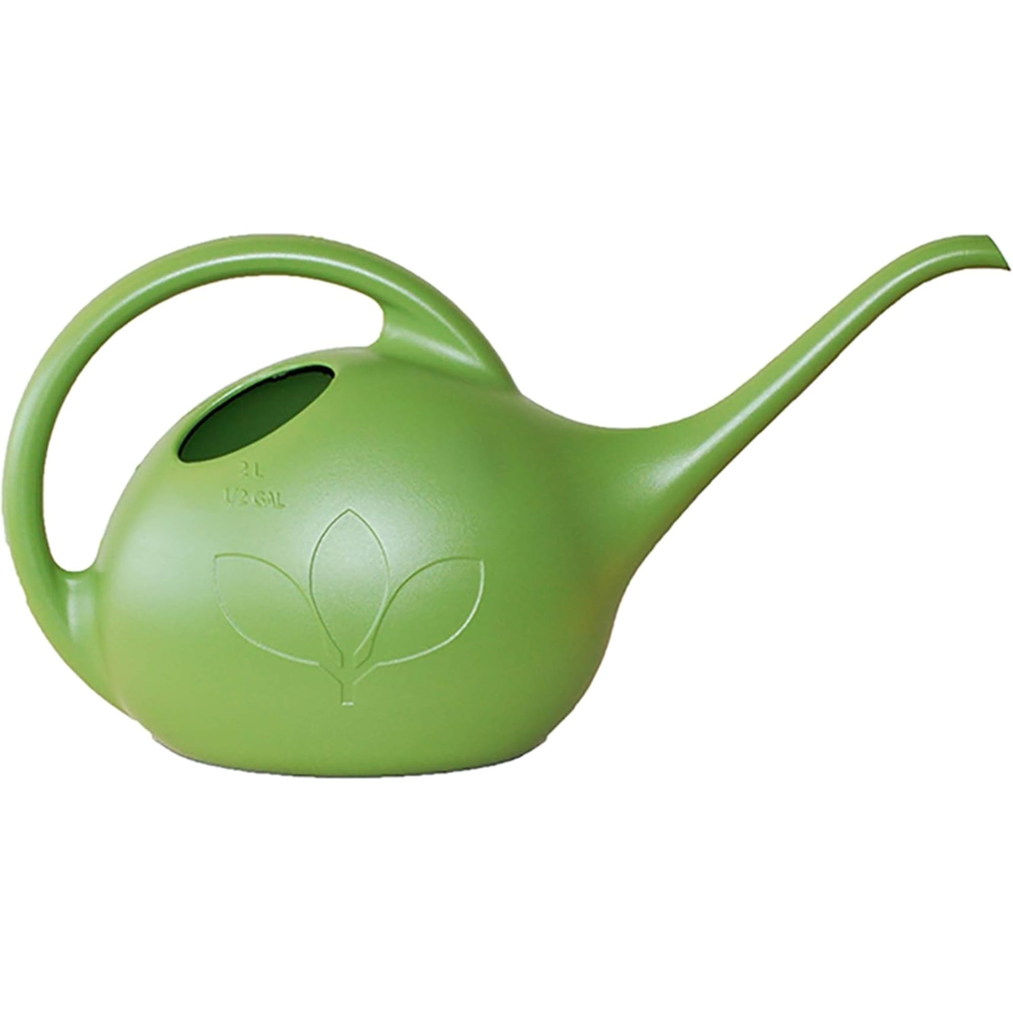 Novelty Indoor Watering Can – Durable Plastic with Long-Spout & Ergonomic Handle, Green, 0.5 Gal