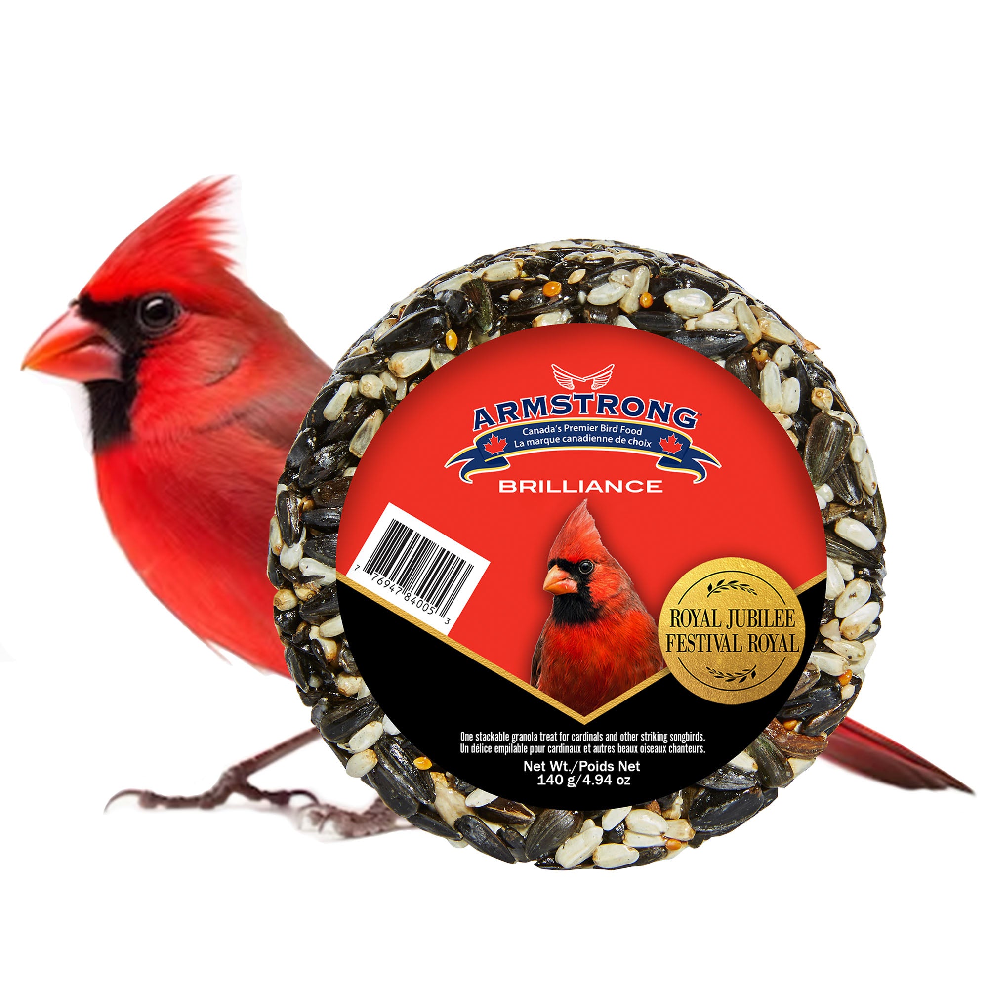 Armstrong Wild Bird Food Royal Jubilee Brilliance Granola Stack, 4.94oz