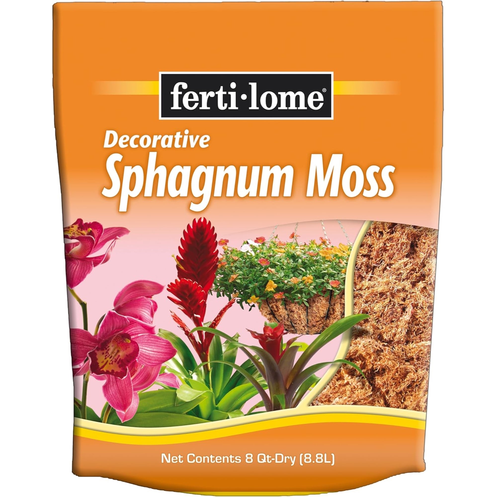 Fertilome Decorative Sphagnum Moss, 8qt