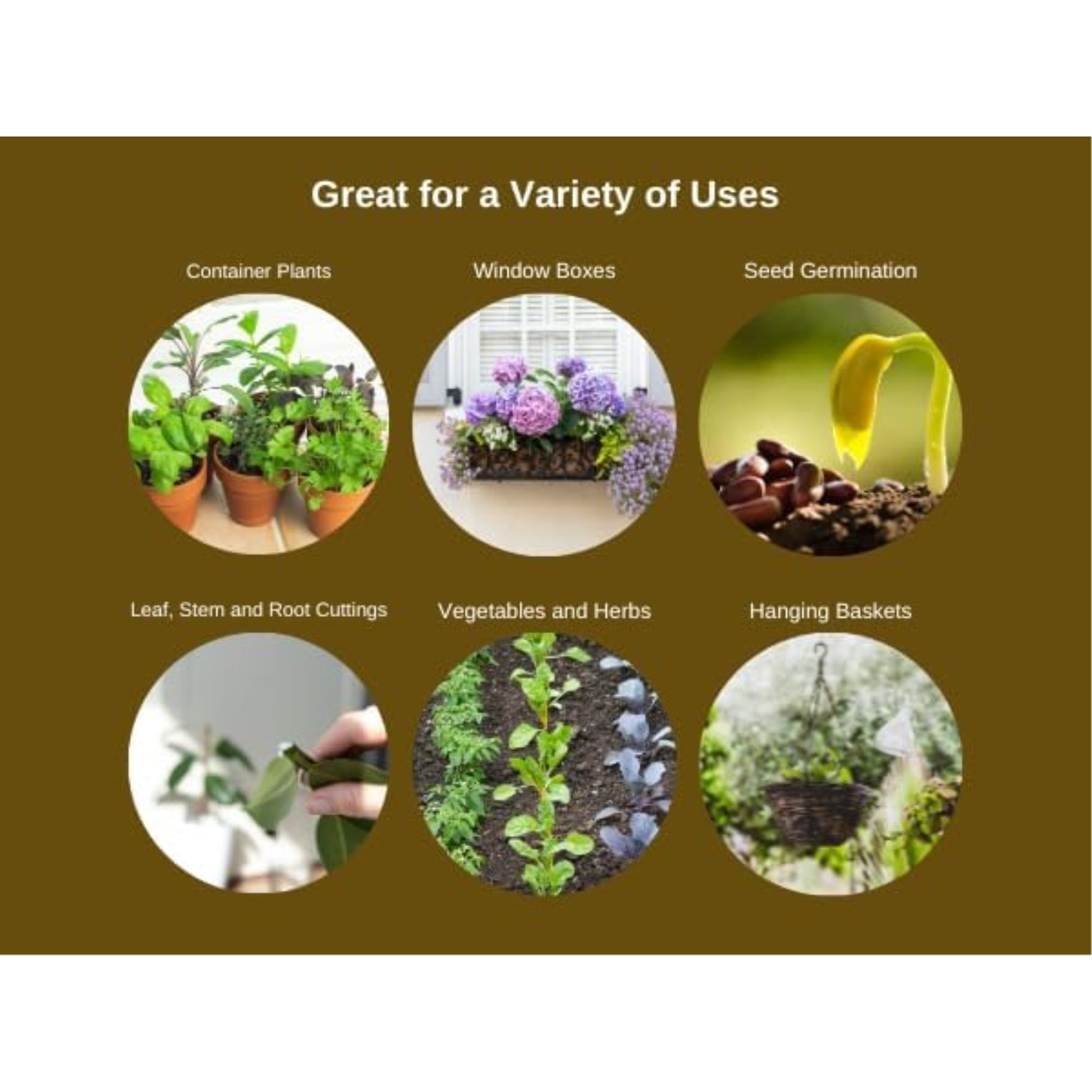 Fertilome Organic Seed & Cutting Mix — OMRI Listed, Ready-to-Use Starter Soil, 4qt