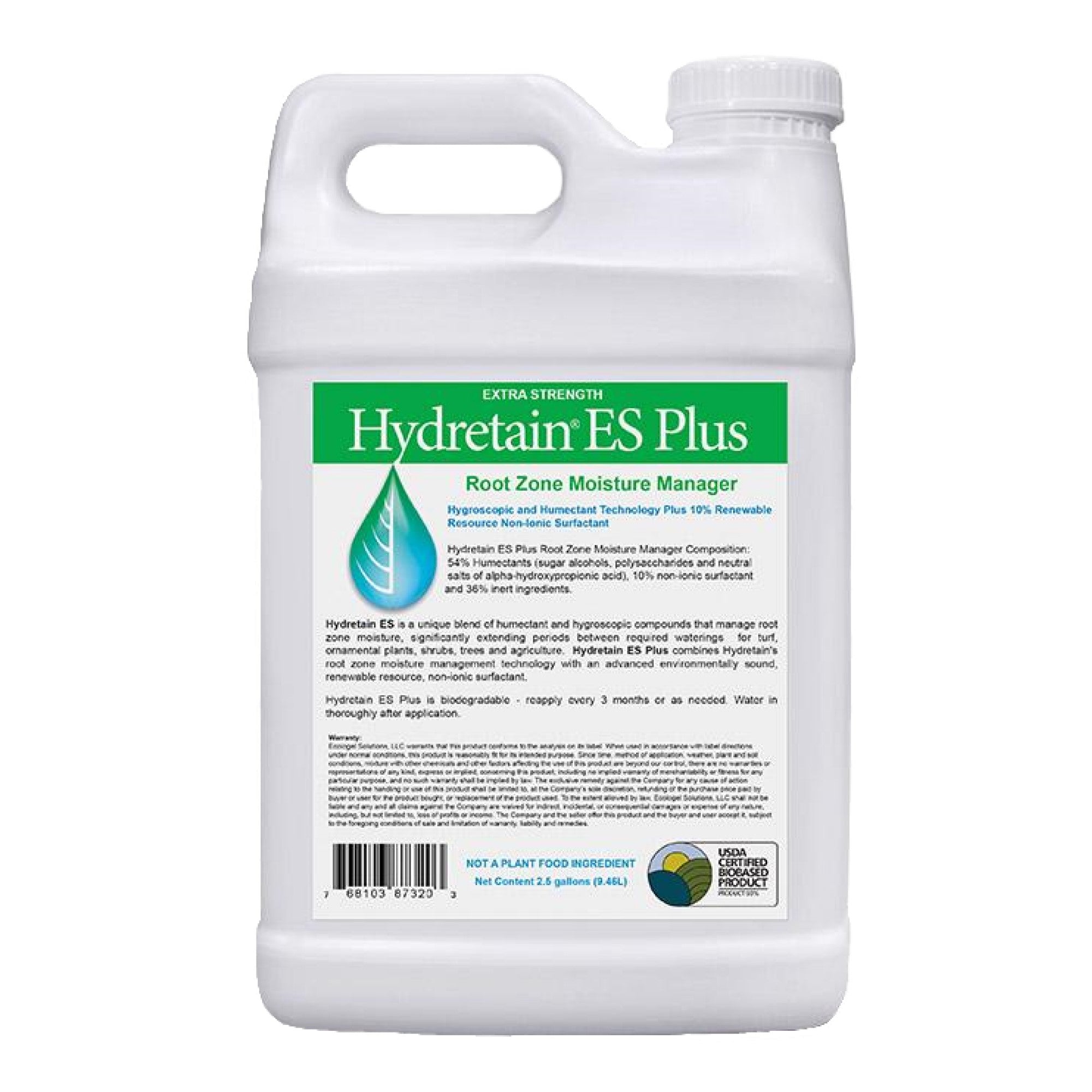 Ecologel Hydretain ES Plus Root Zone Moisture Manager, 2.5 Gallons