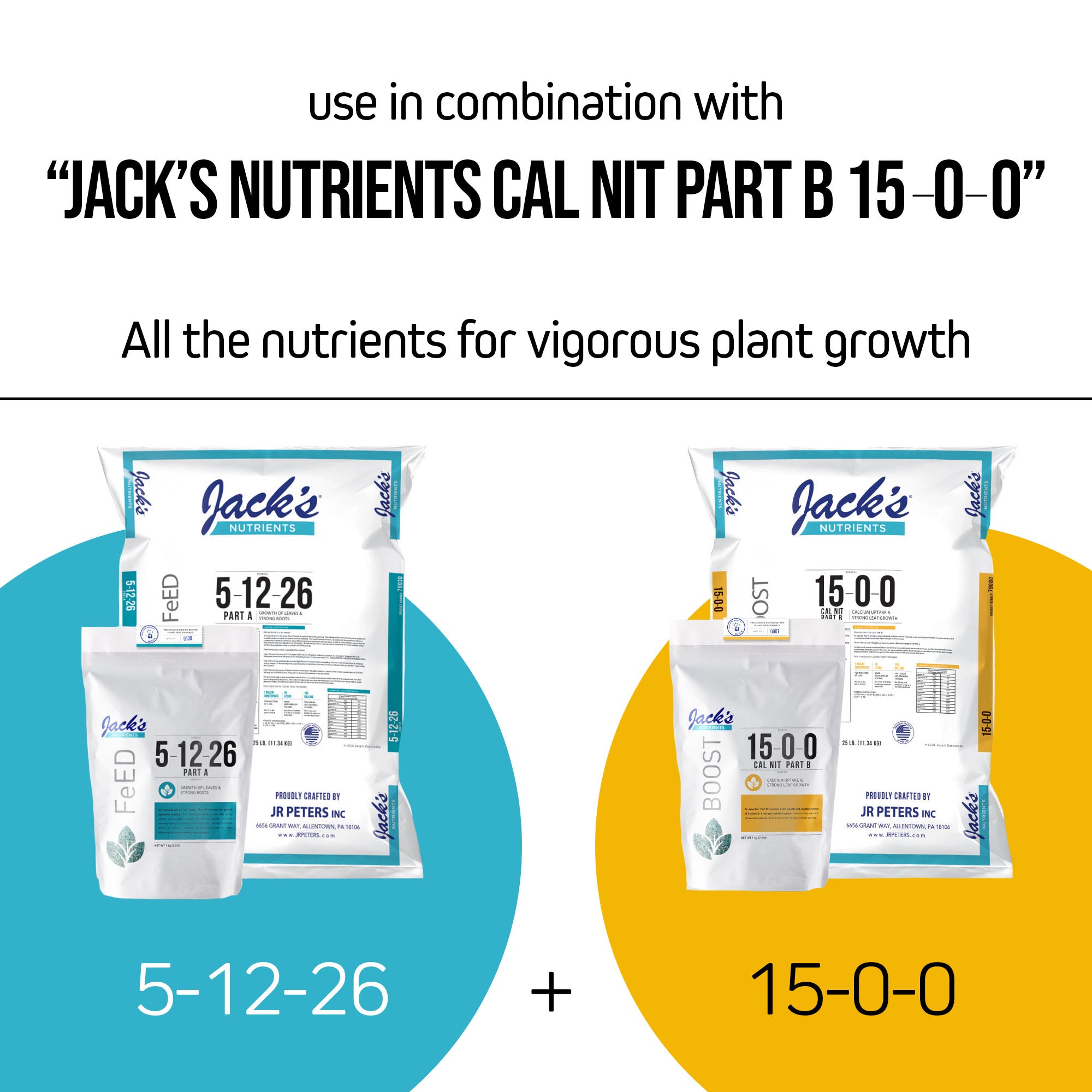 Jacks Hydroponic 5-12-26 Professional Fertilizer Part A