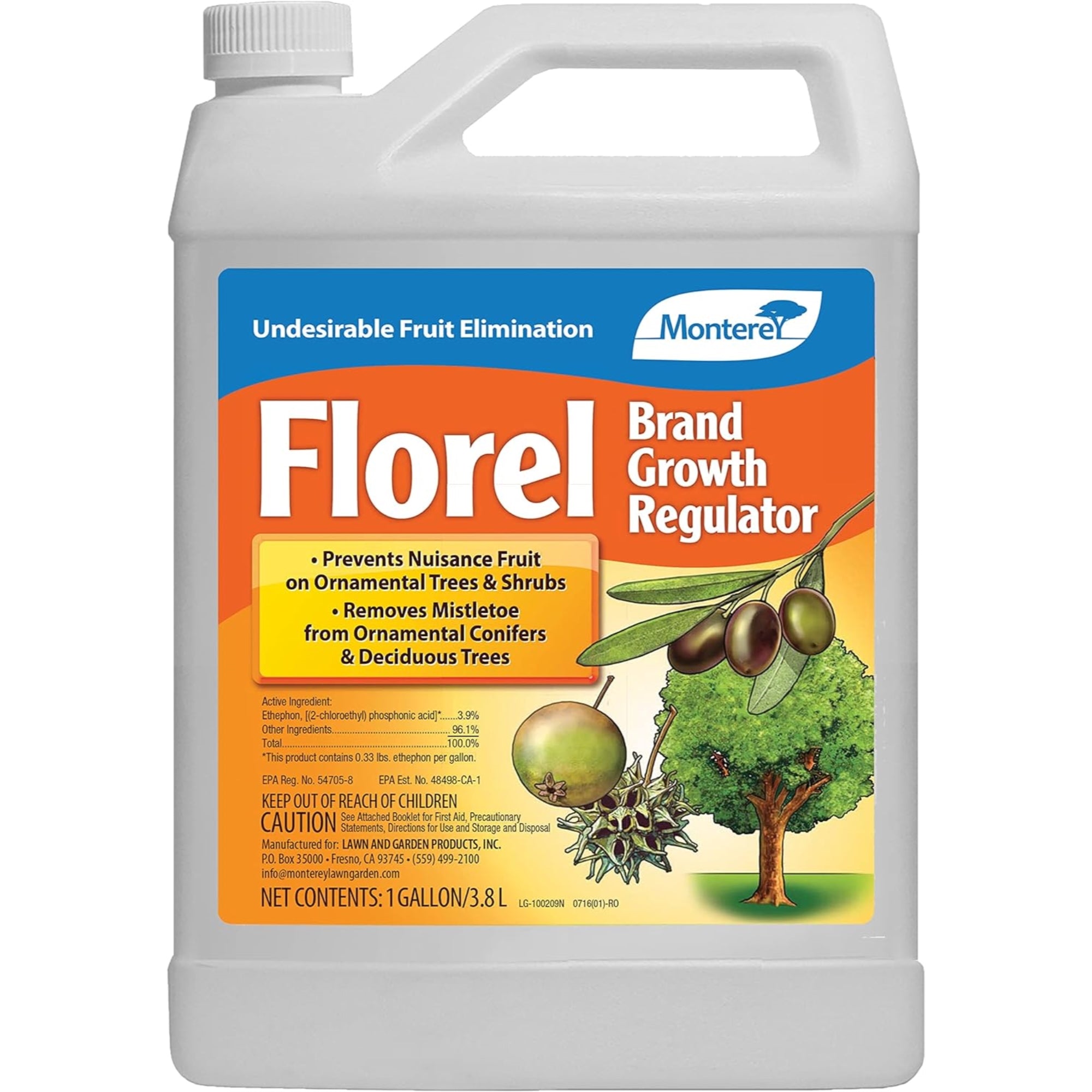 Monterey Florel Brand Growth Regulator Concentrate (Registered For Sale in AZ, CA, NY & WA Only)