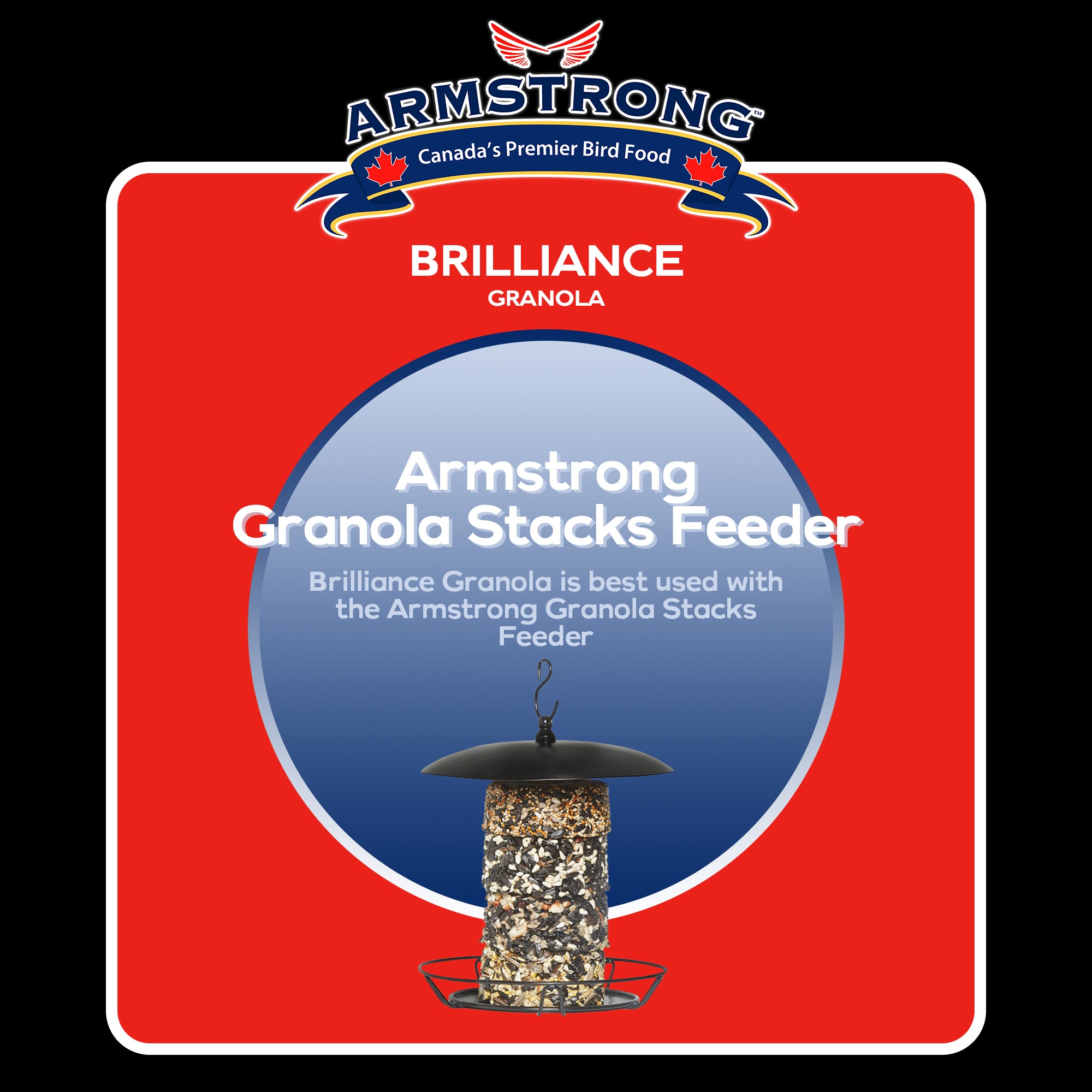 Armstrong Wild Bird Food Royal Jubilee Brilliance Granola Stack, 4.94oz