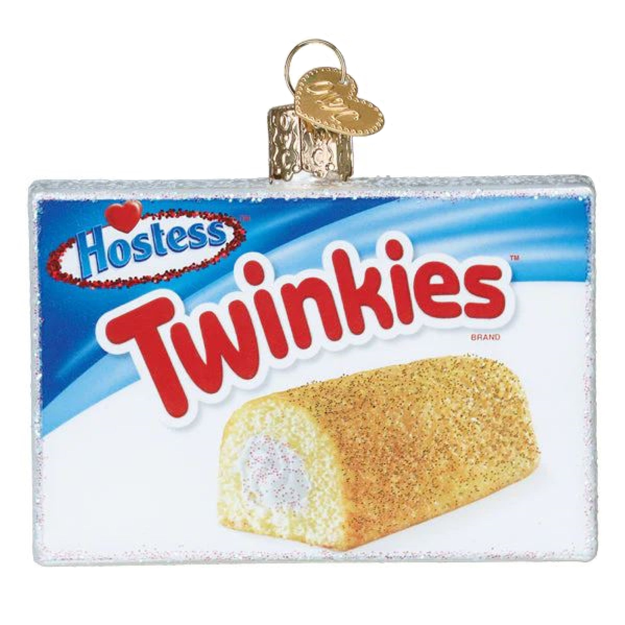 Old World Christmas Blown Glass Ornament for Christmas Tree, Hostess Twinkies Box