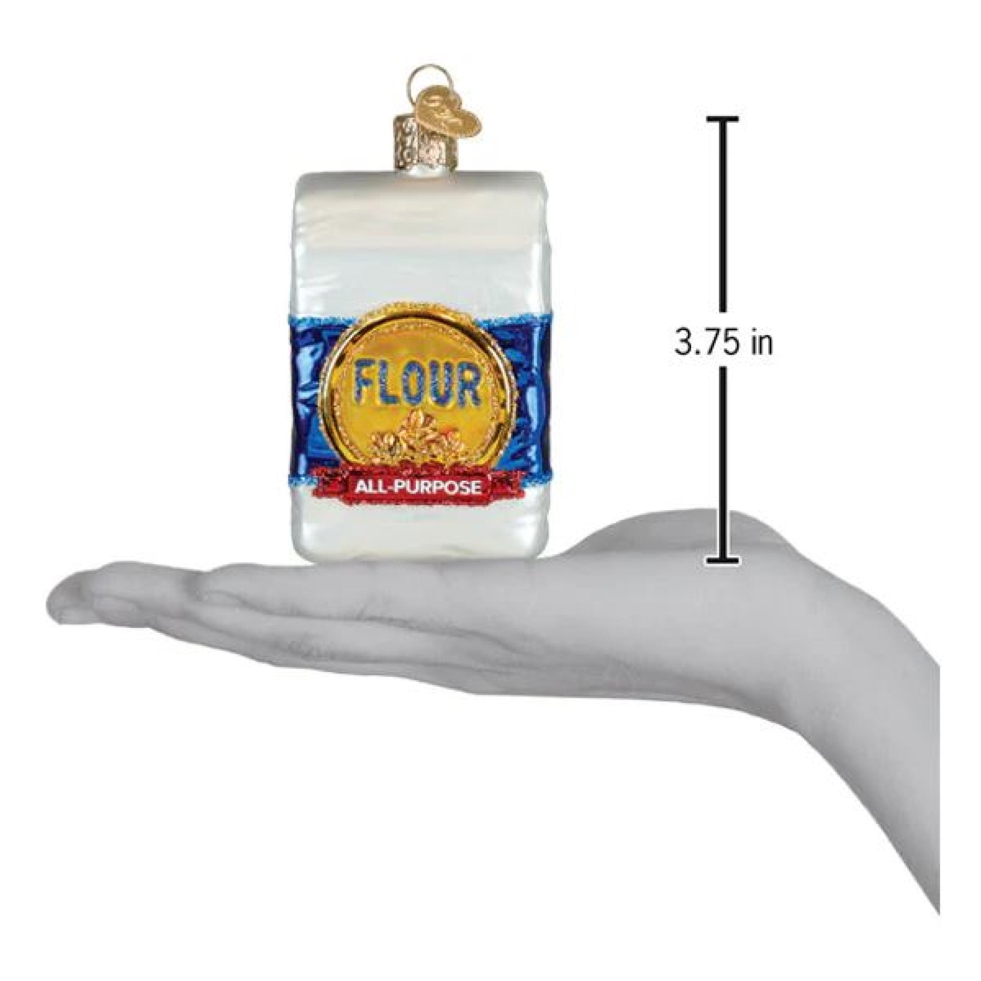 Old World Christmas Blown Glass Ornament for Christmas Tree, Bag of Flour