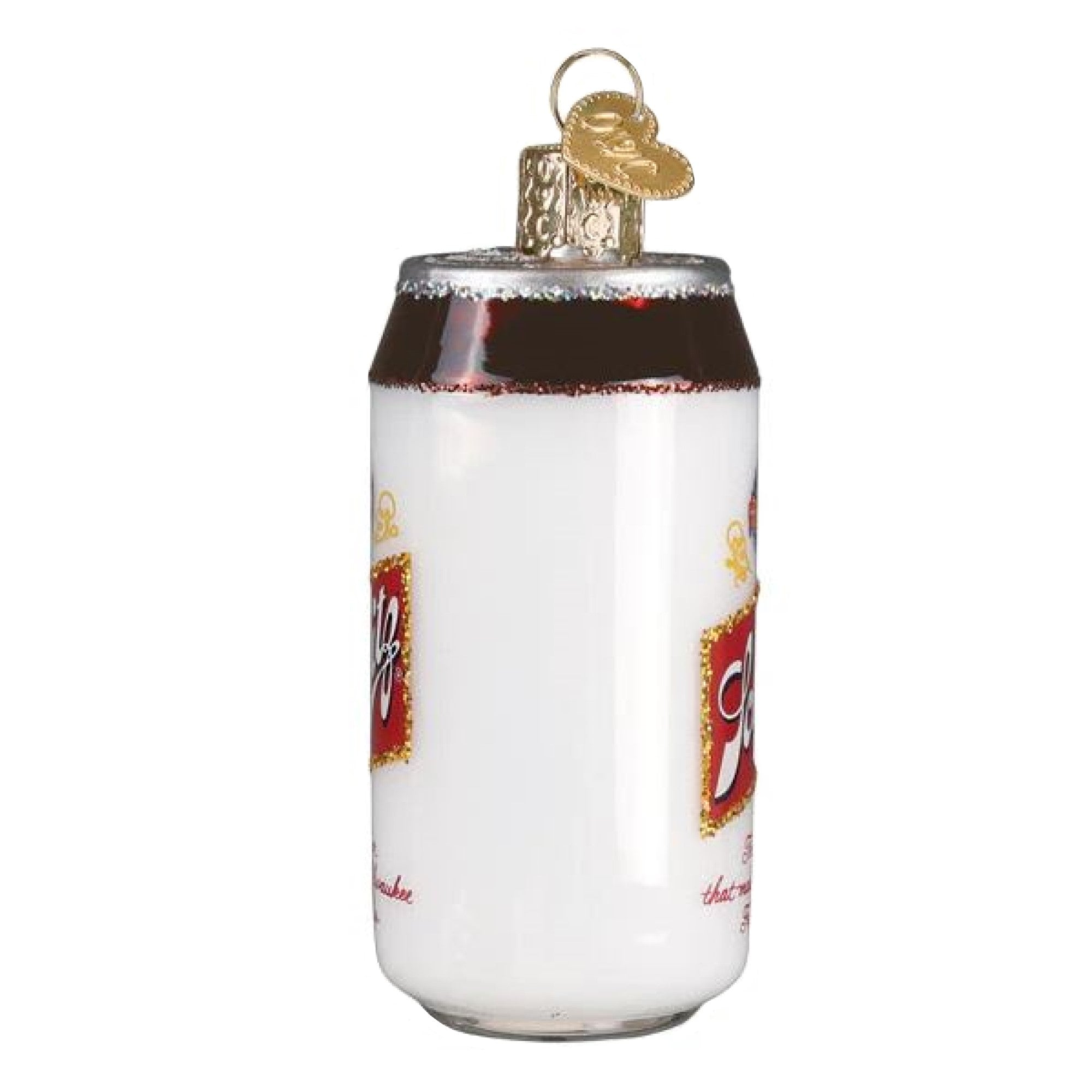 Old World Christmas Blown Glass Ornament for Christmas Tree, Schlitz Beer Can