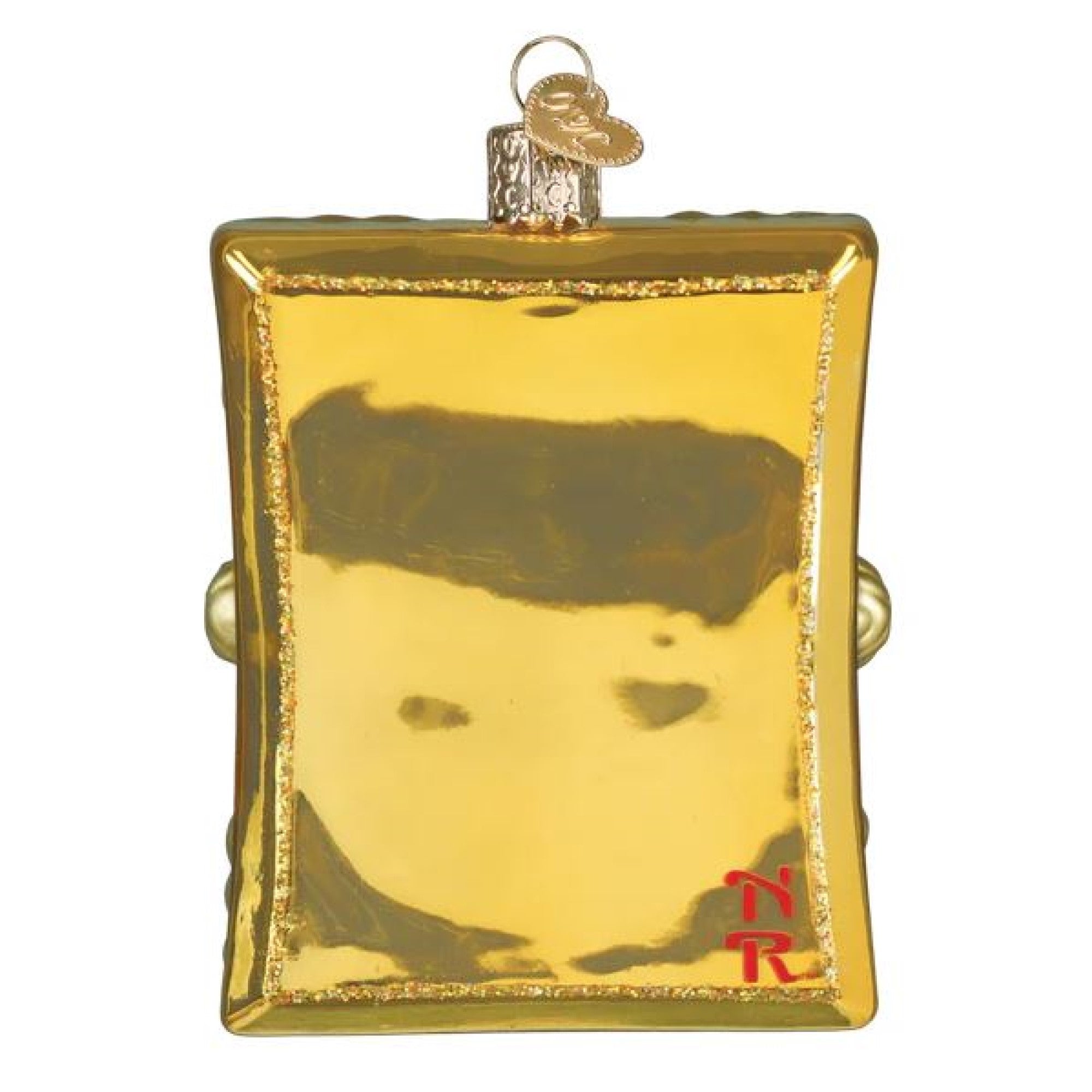 Old World Christmas Blown Glass Ornament for Christmas Tree, Norman Rockwell Boy & Girl