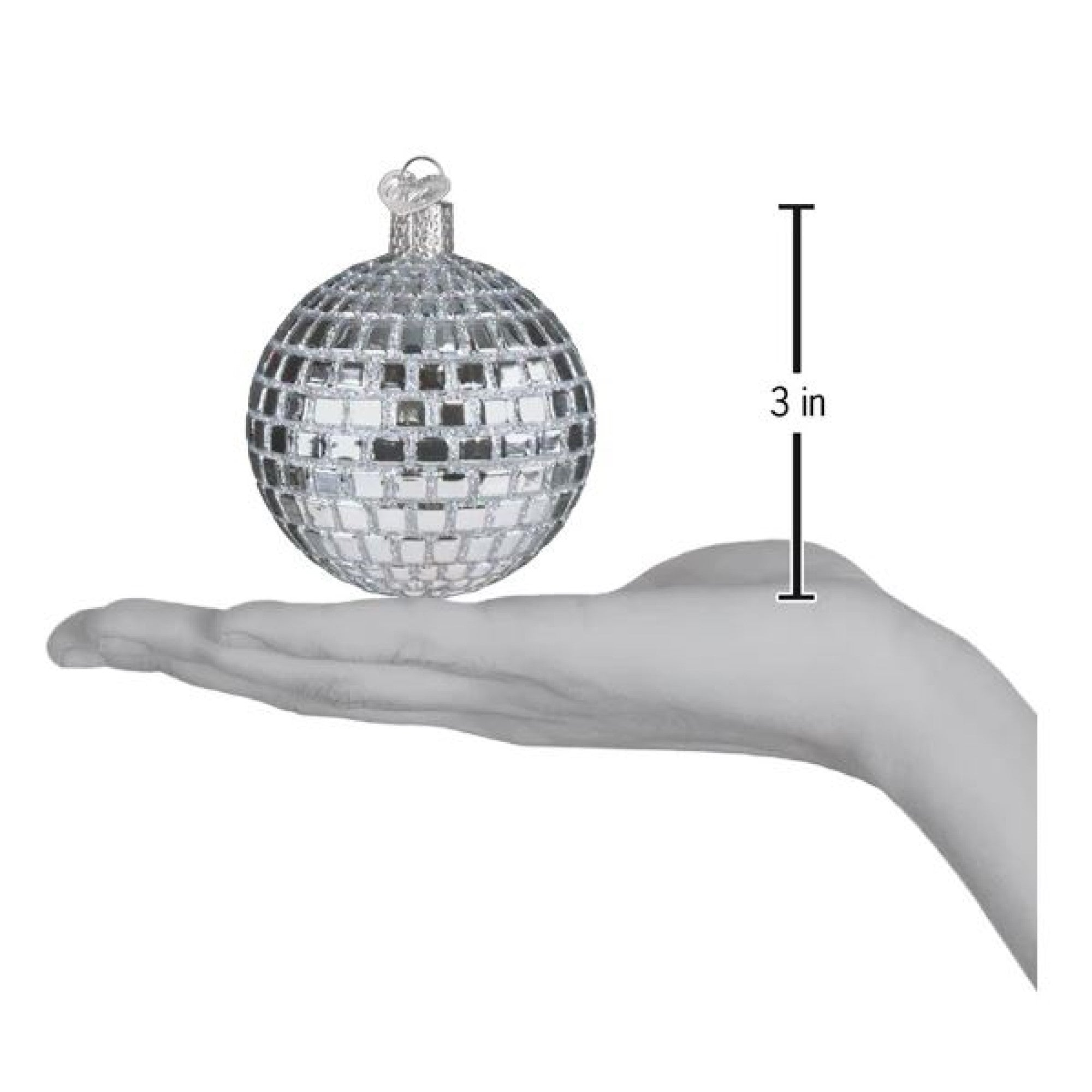 Old World Christmas Blown Glass Ornament for Christmas Tree, Disco Ball