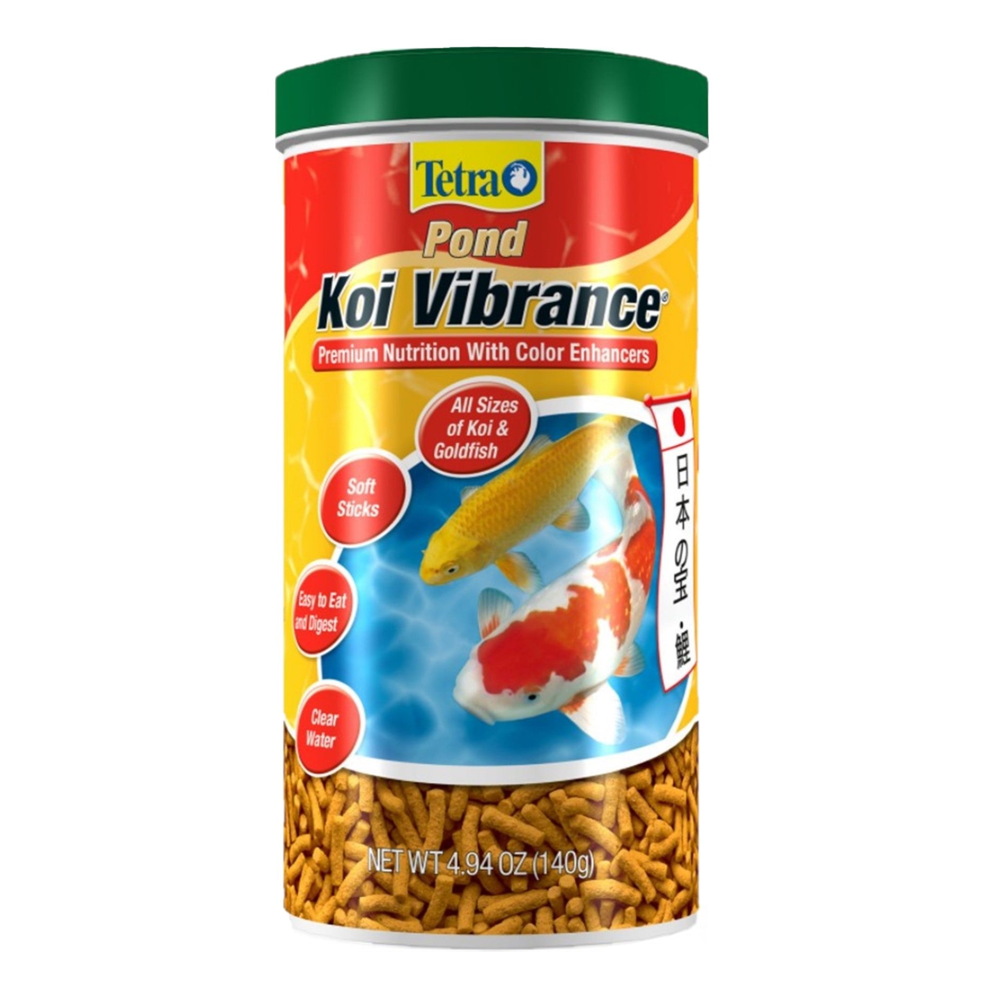 TetraPond (#16359) Koi Vibrance Color Enhancing Sticks Koi/Goldfish Food 4.94 oz