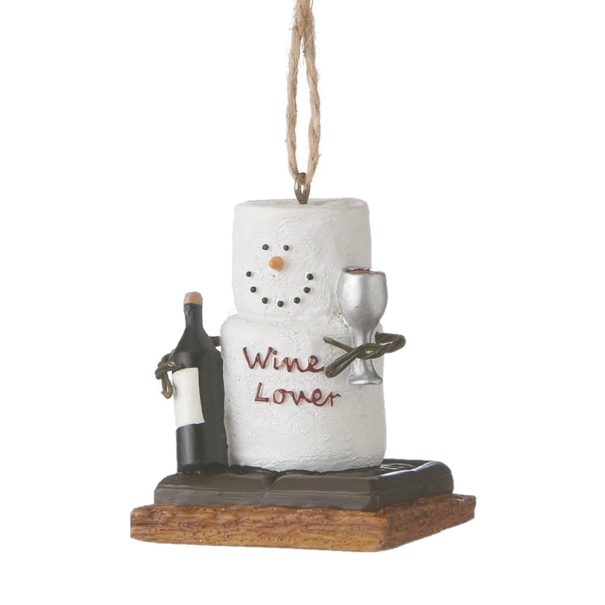 Midwest-CBK 477915 S'mores Wine Lover Christmas/Everyday Ornament