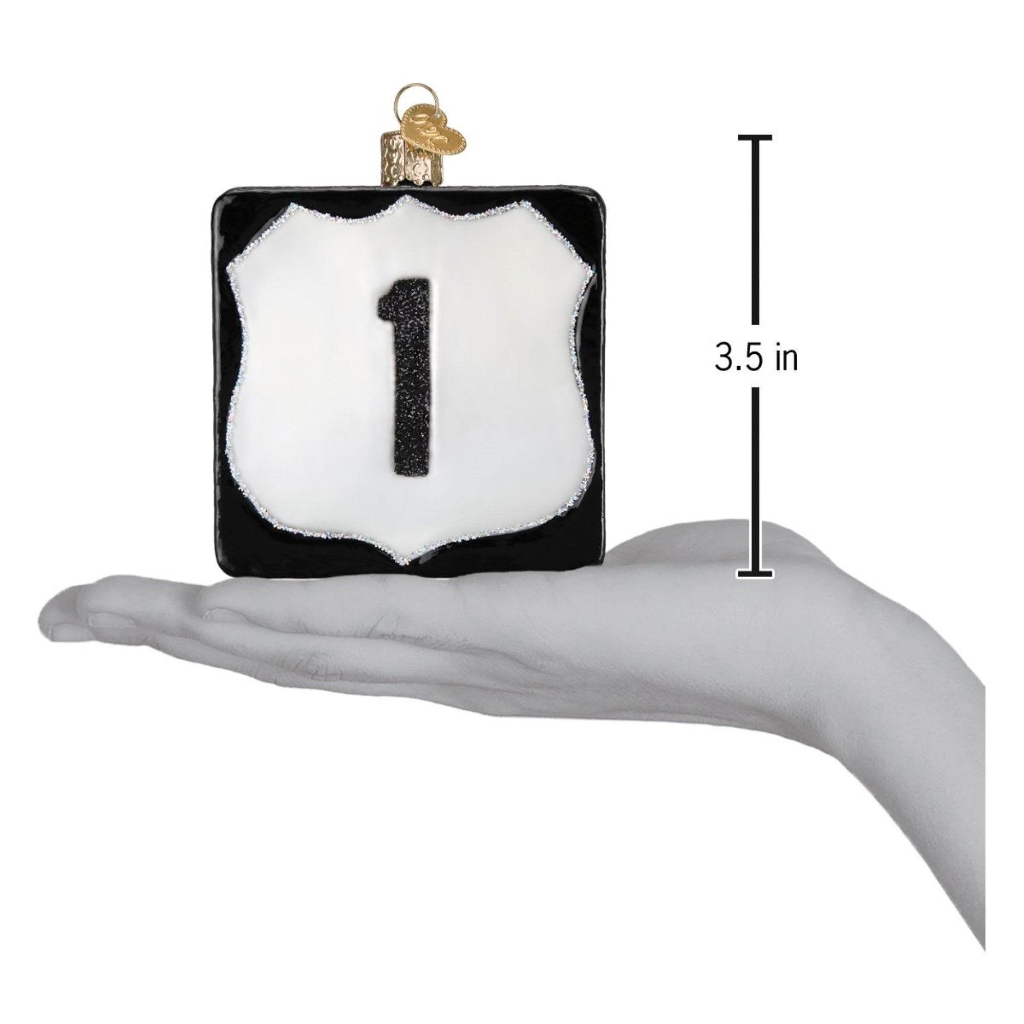 Old World Christmas Blown Glass Ornament for Christmas Tree, Route 1