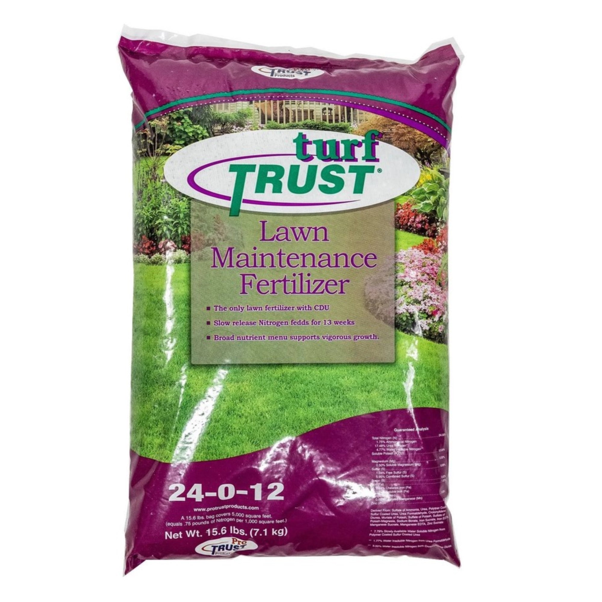 Turf Trust 24-0-12 Professional Lawn Maintenance Fertilizer