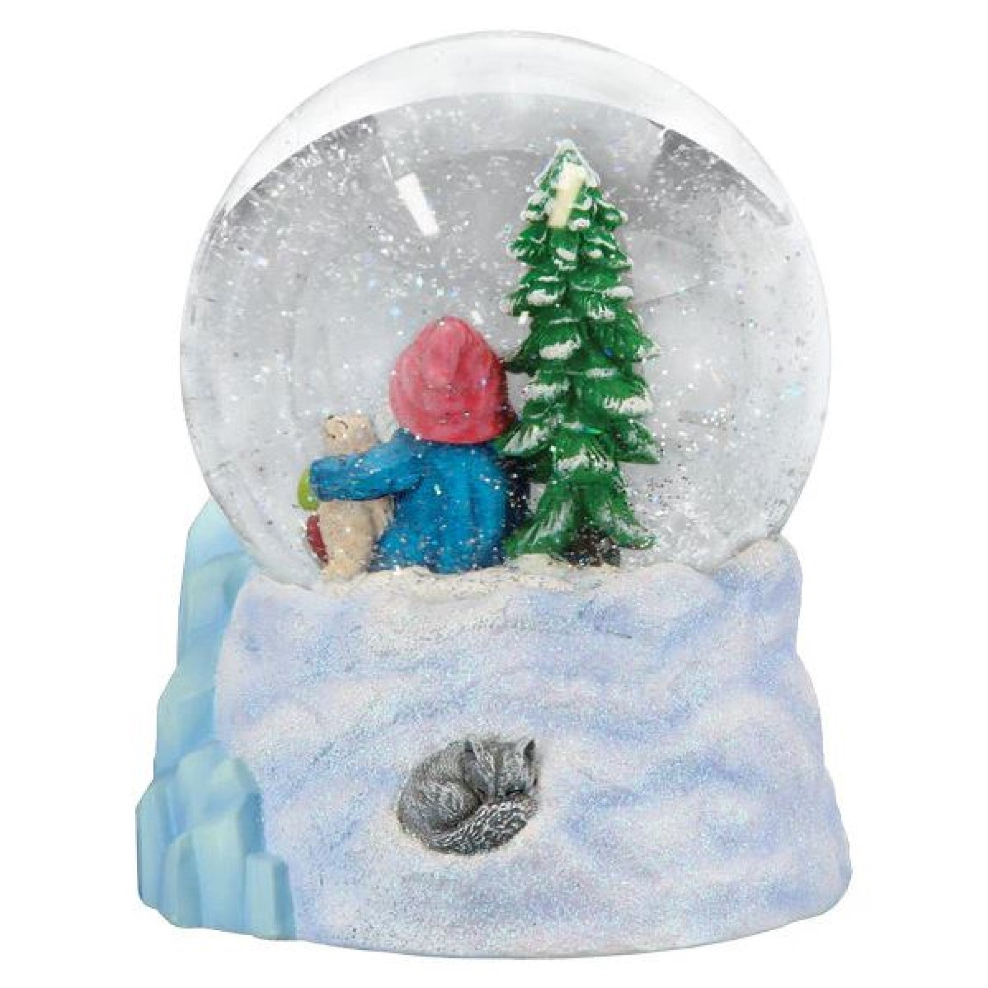 Old World Christmas Tabletop Winter Arctic Gnome Snow Globe, Multicolored, 6"