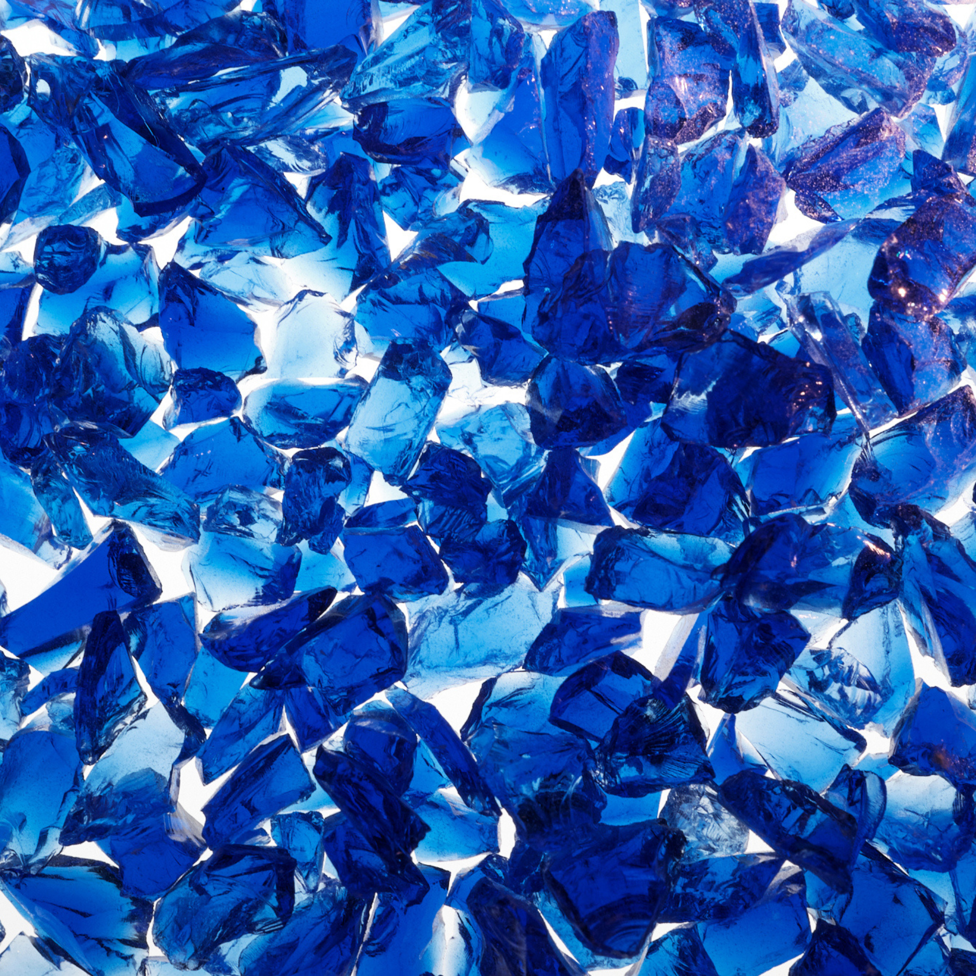Organic Mechanics 2nd Sand Recycled Glass Terrarium, Planter & DIY Art Filler, Cobalt Blue, 1lb