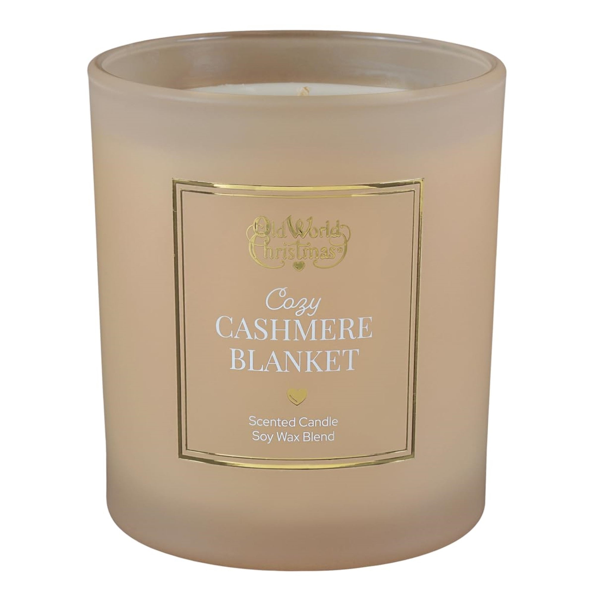 Old World Christmas Soy Wax Blend Candle, Cozy Cashmere Blanket, 8oz
