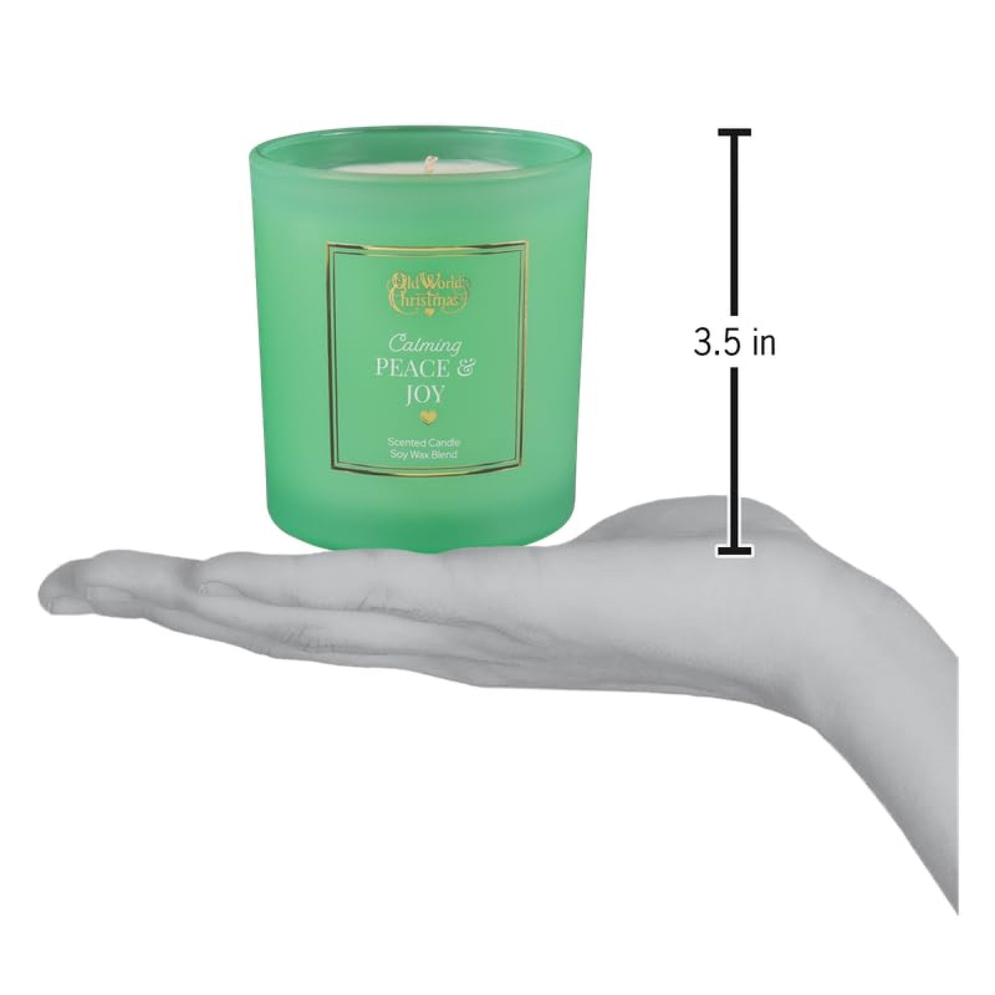 Old World Christmas Soy Wax Blend Candle, Calming Peace & Joy, 8oz