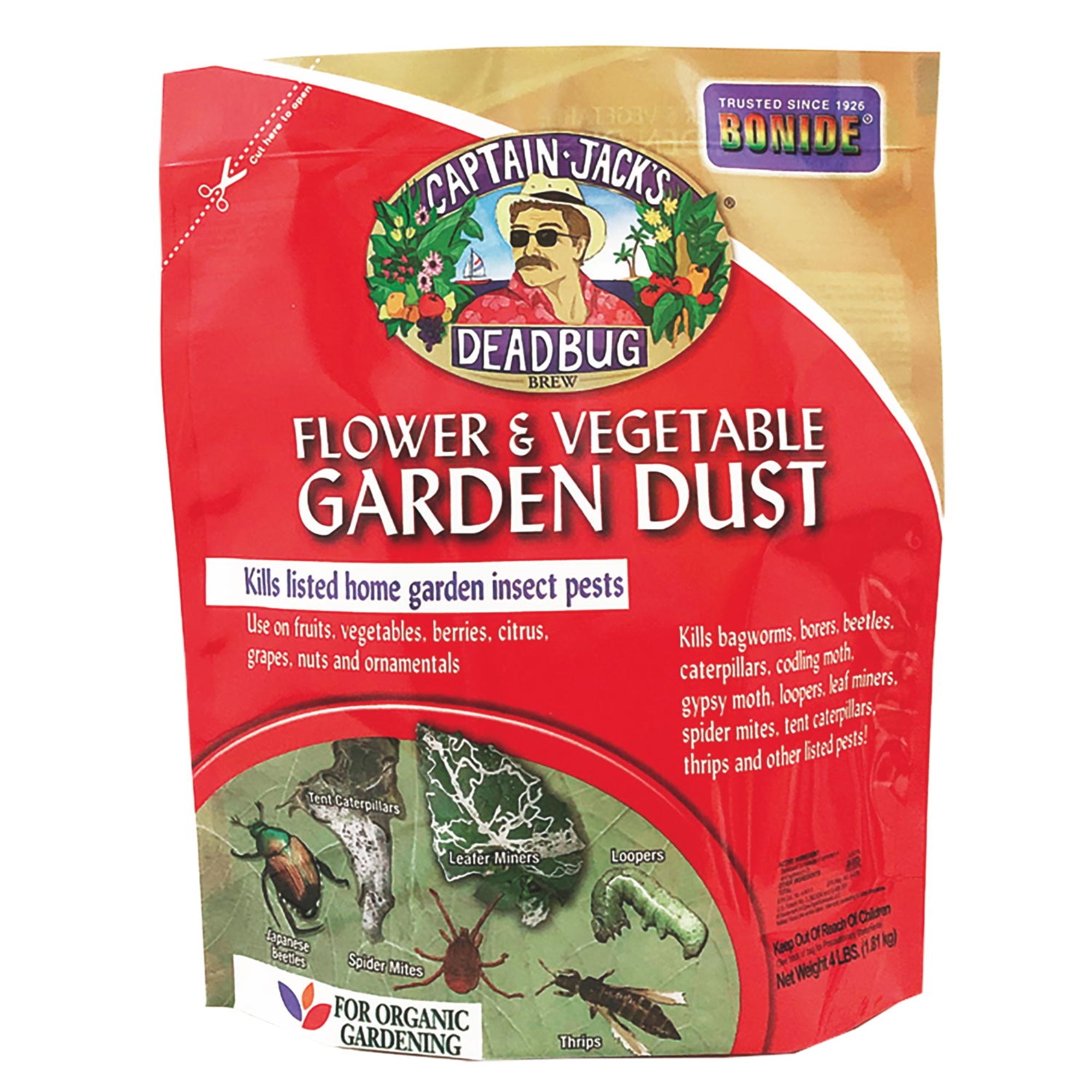 Bonide Captain Jack's Dead Bug Brew Flower & Vegetable Garden Dust Insect Control