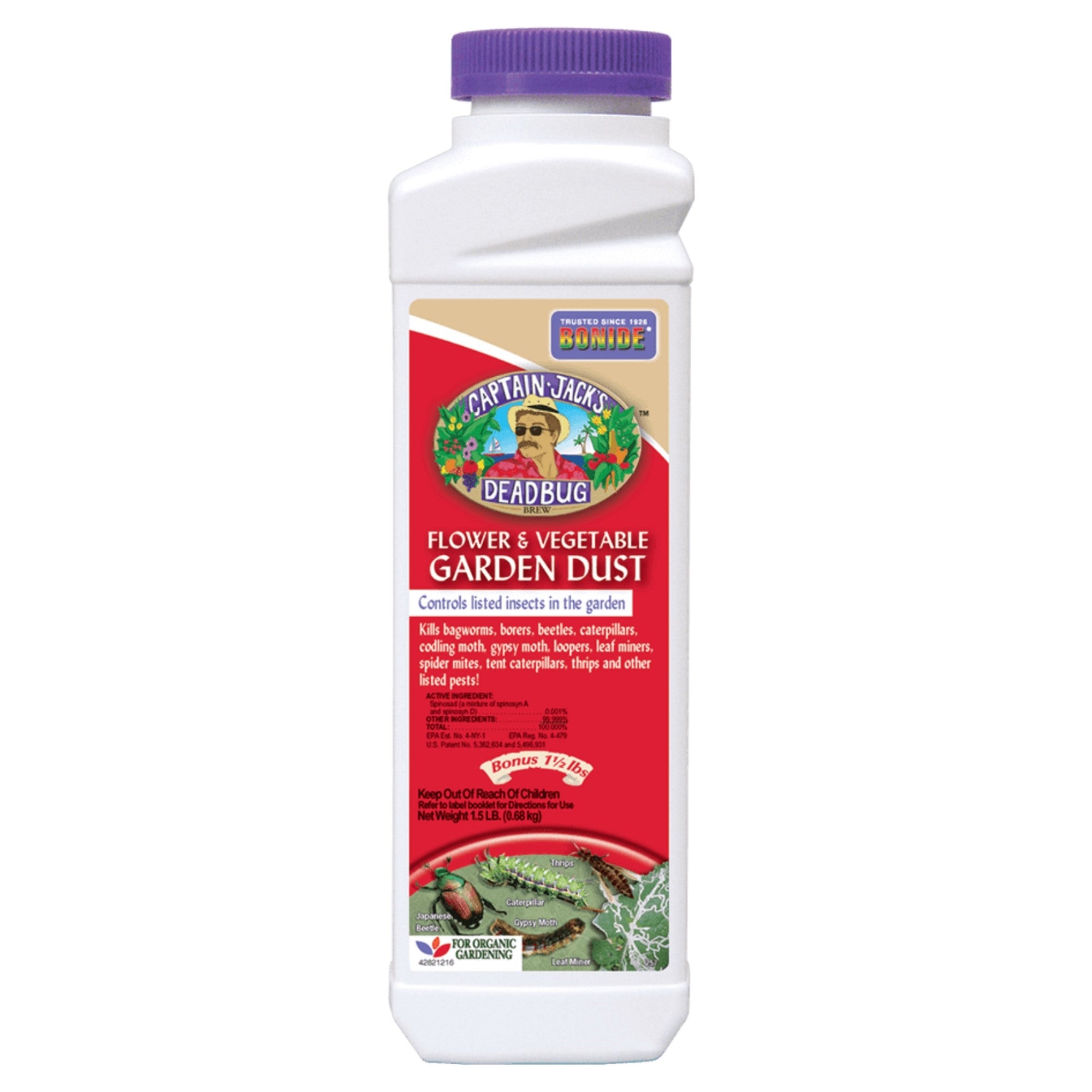 Bonide Captain Jack's Dead Bug Brew Flower & Vegetable Garden Dust Insect Control