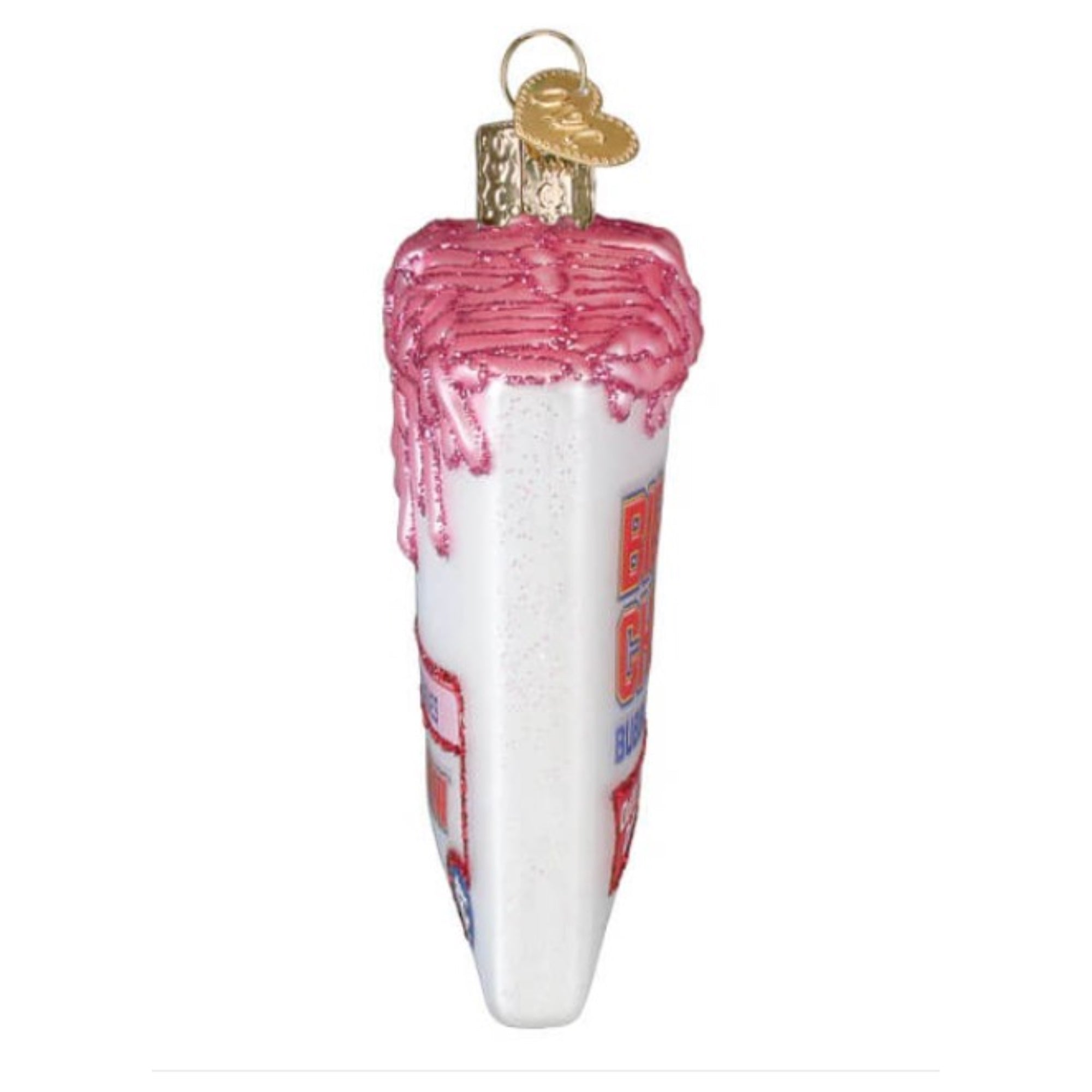 Old World Christmas Blown Glass Ornament for Christmas Tree, Big League Chew