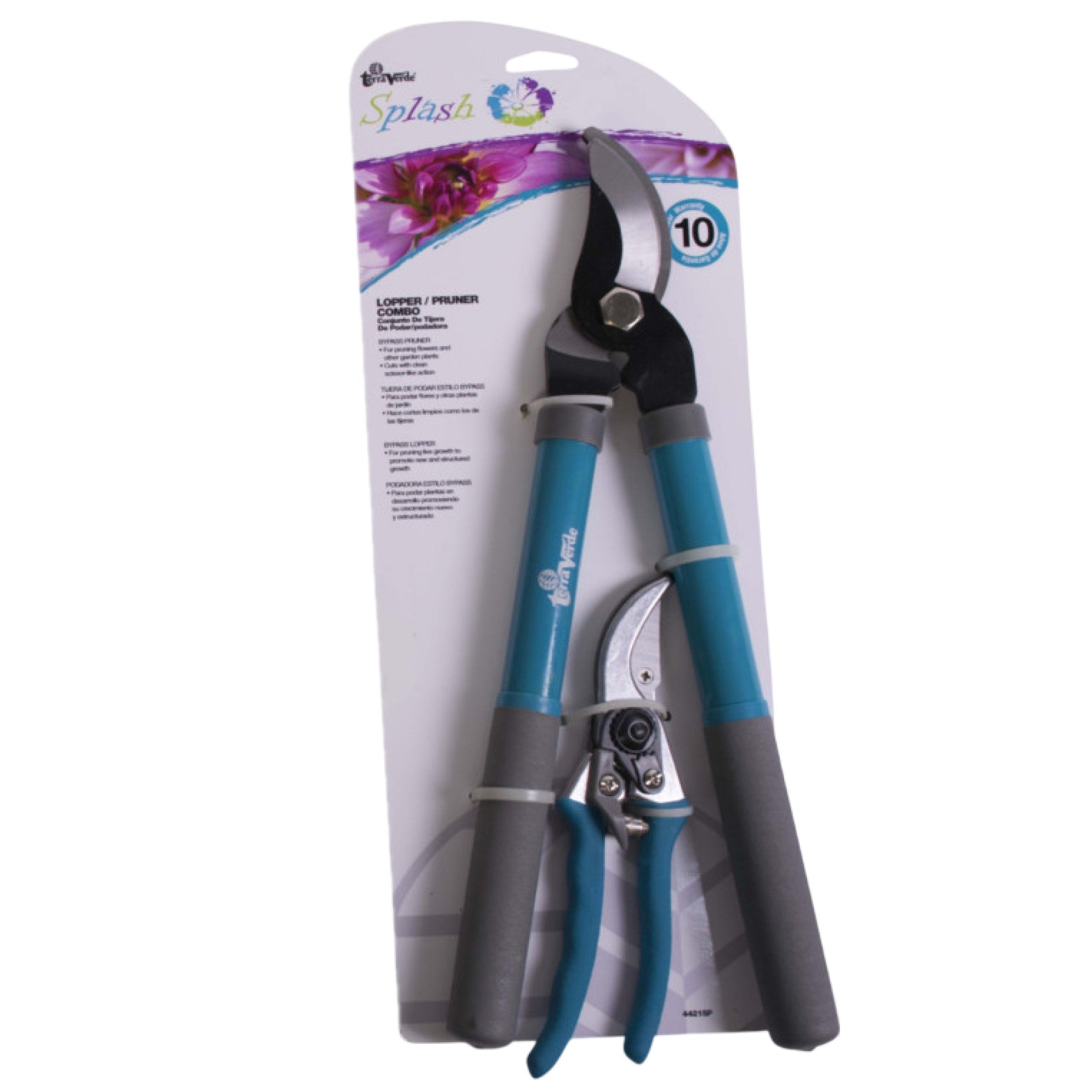 Terra Verde Splash Lopper Pruner Combo, Assorted Colors (Pack of 1)