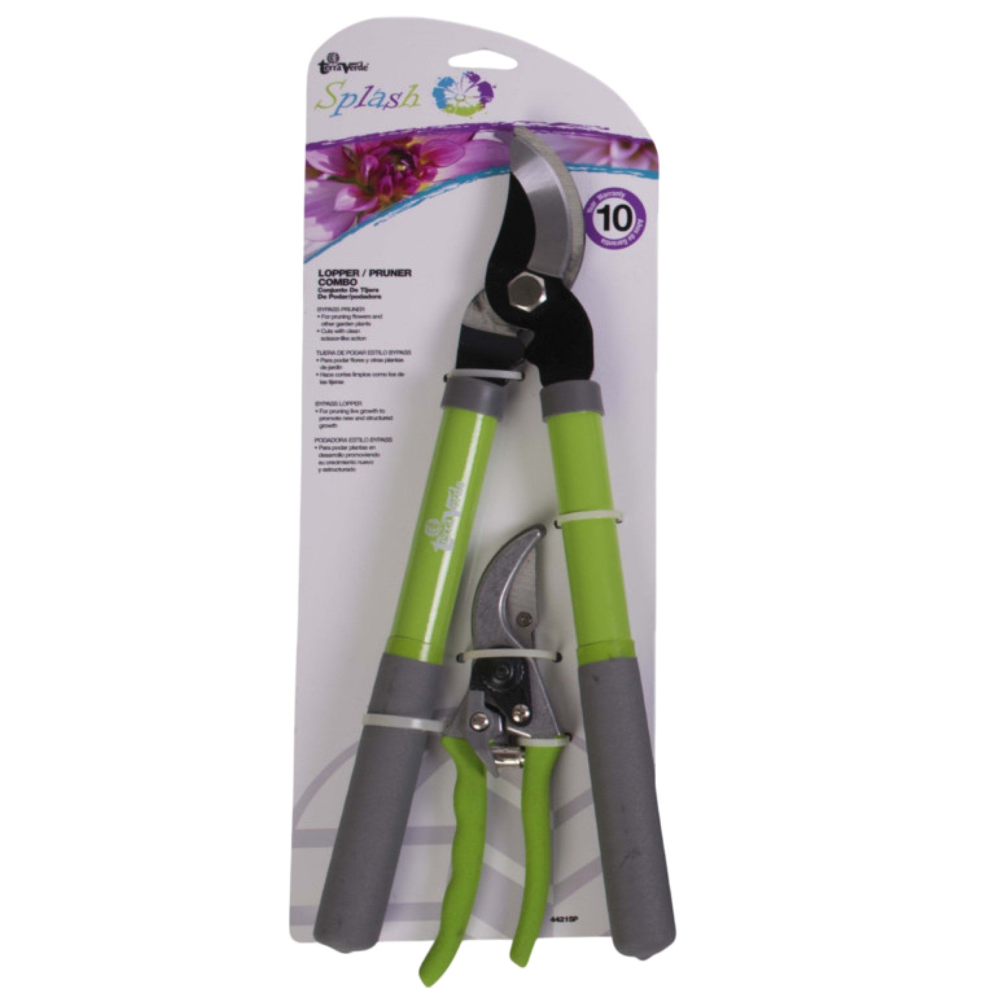 Terra Verde Splash Lopper Pruner Combo, Assorted Colors (Pack of 1)