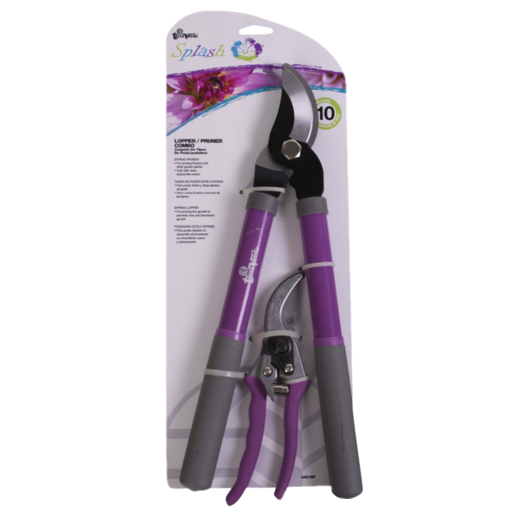 Terra Verde Splash Lopper Pruner Combo, Assorted Colors (Pack of 1)