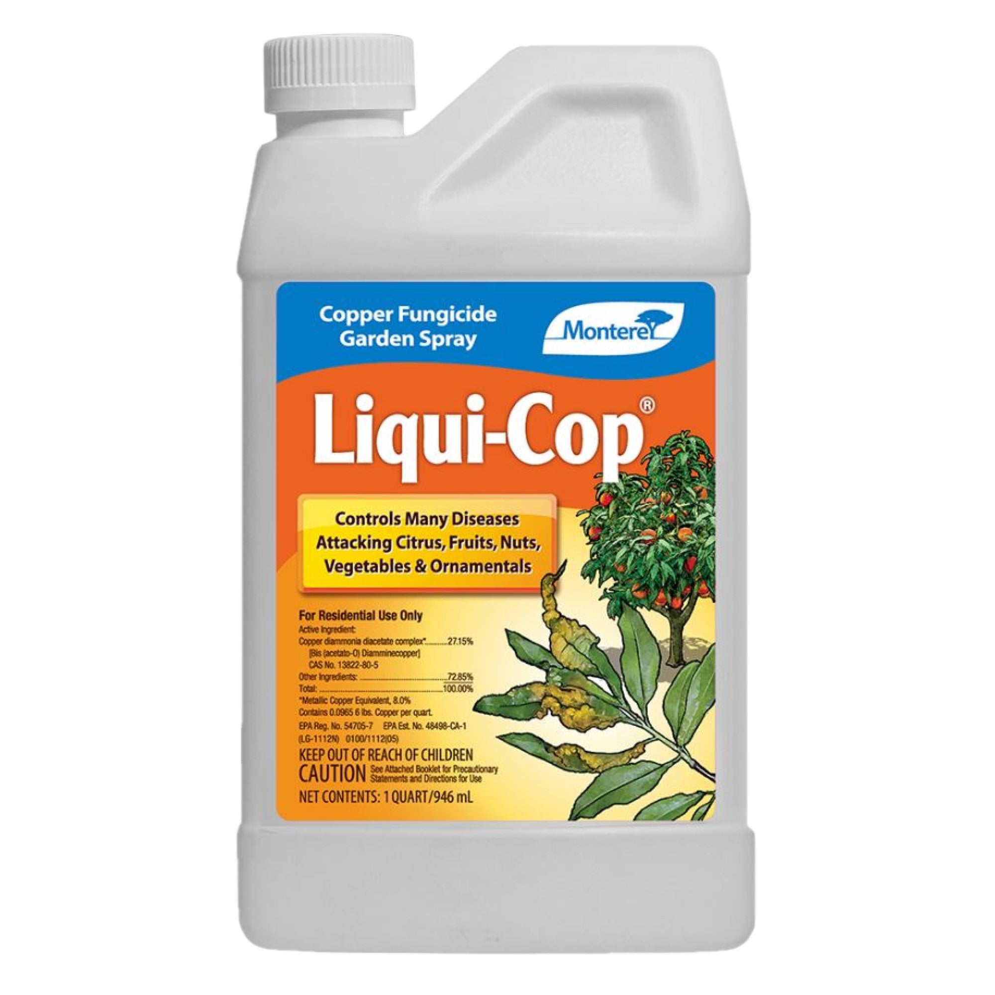 Monterey Liqui-Cop Copper Fungicide Garden Spray