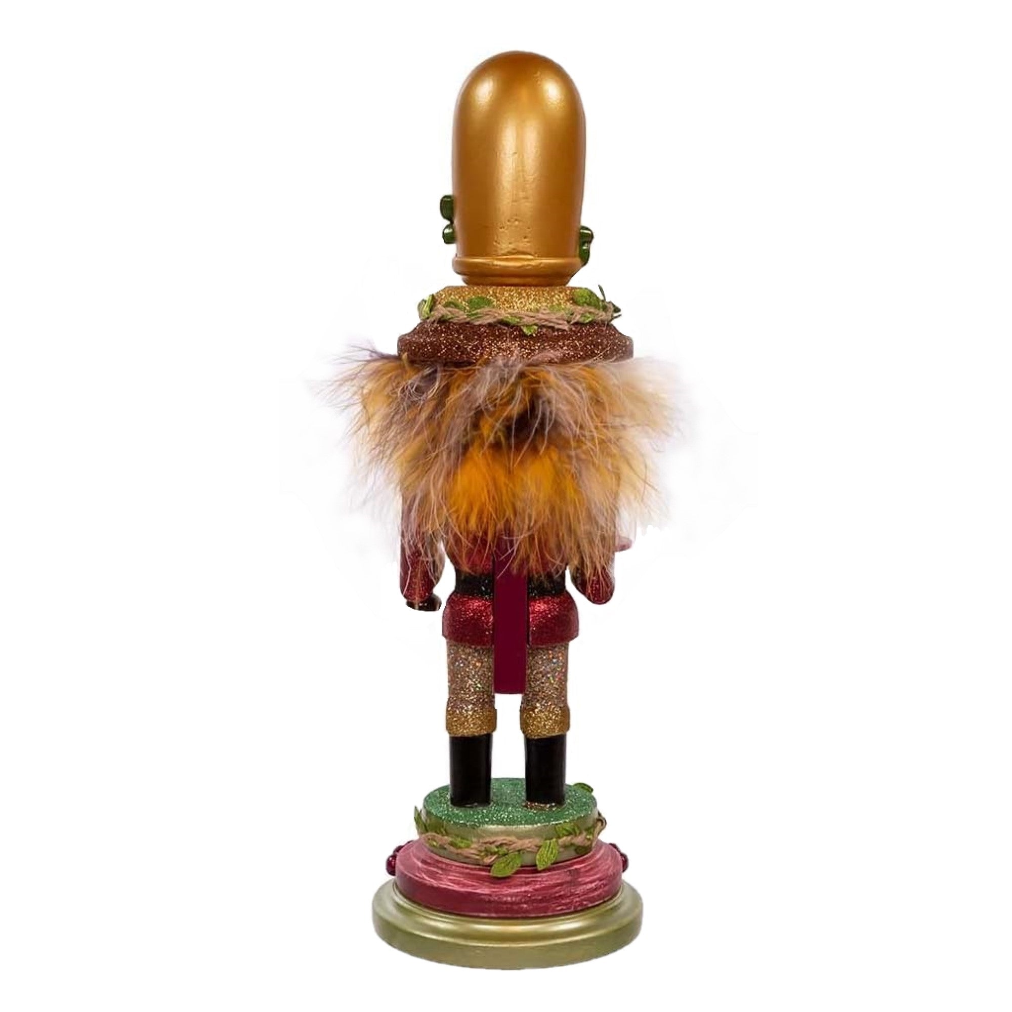 Kurt Adler Hollywood Nutcracker, Wine, 15in