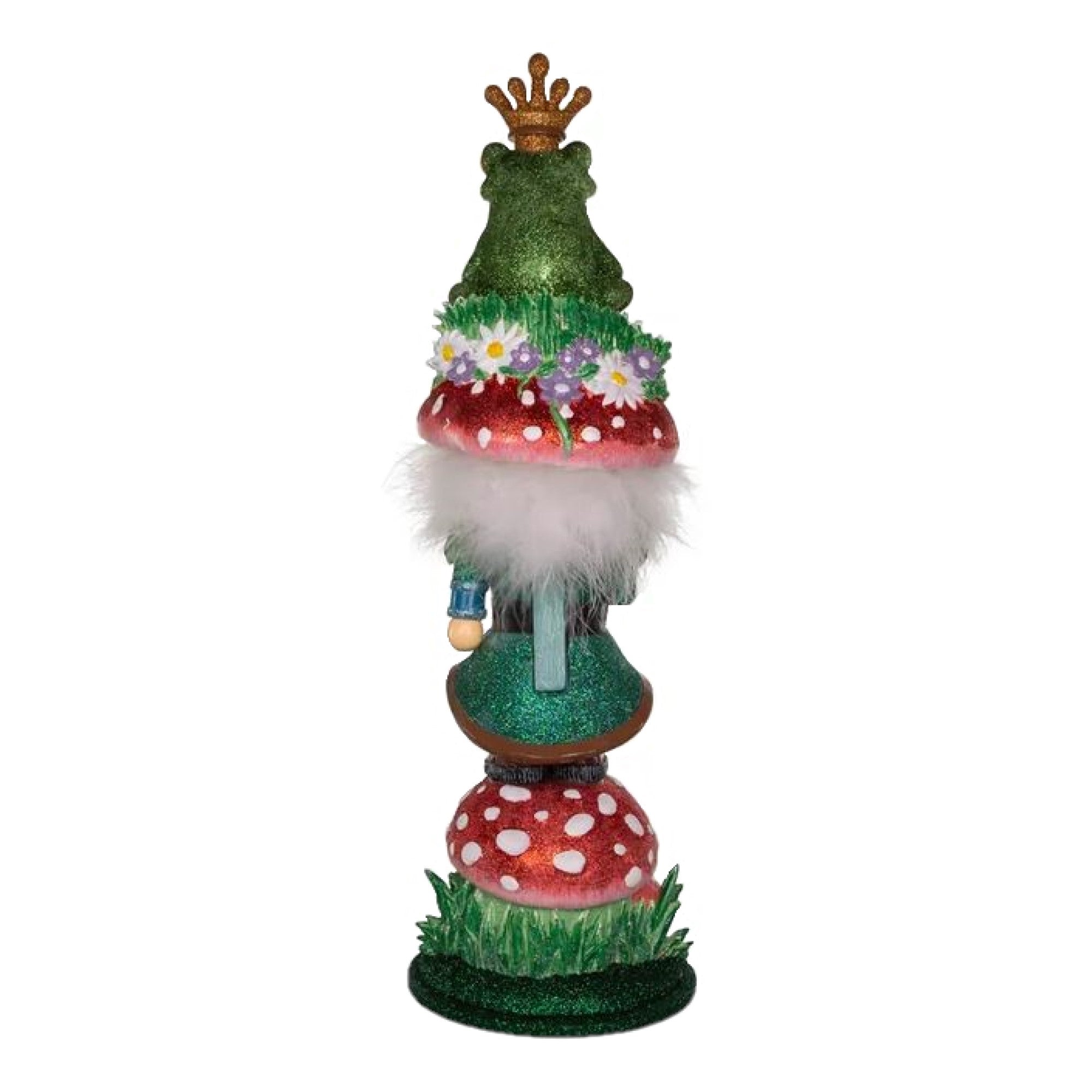 Kurt Adler Wooden Hollywood Nutcracker, Frog Prince, 16.5in