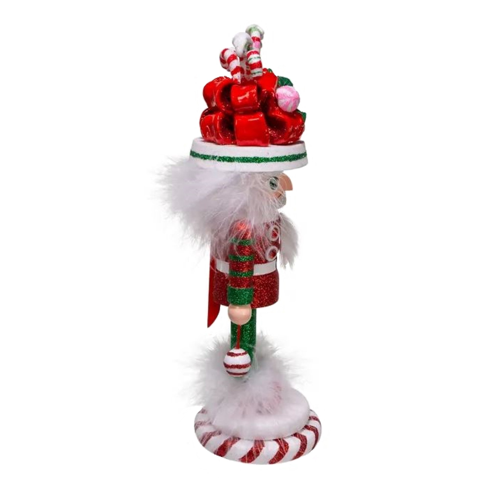 Kurt Adler Wooden Hollywood Nutcracker, Candy Soldier, 12in